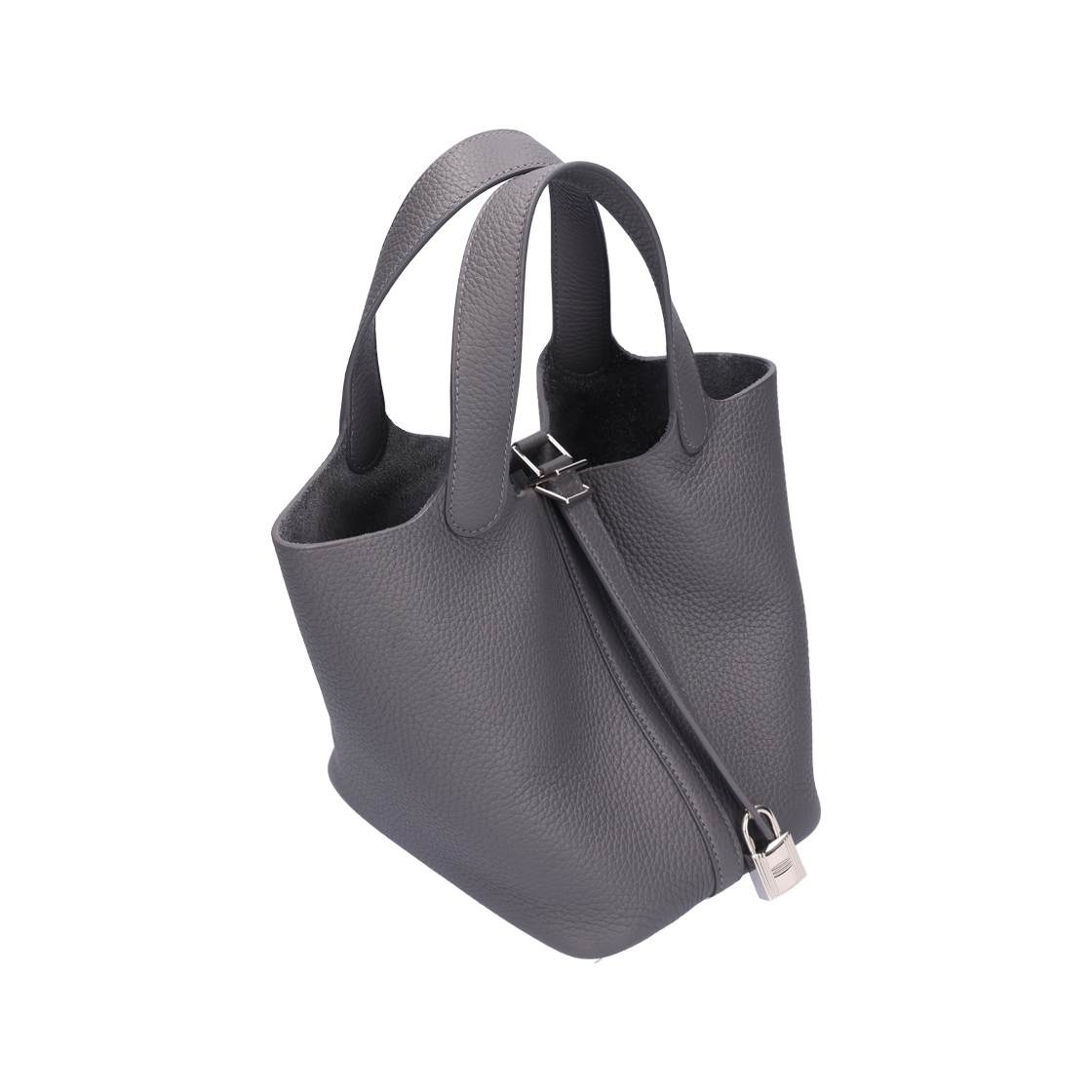 IT3UQ94MIWQ2 Hermes Picotin Lock 18 Bag in Clemence Ardoise with Palladium Hardware and W Engraving - #5