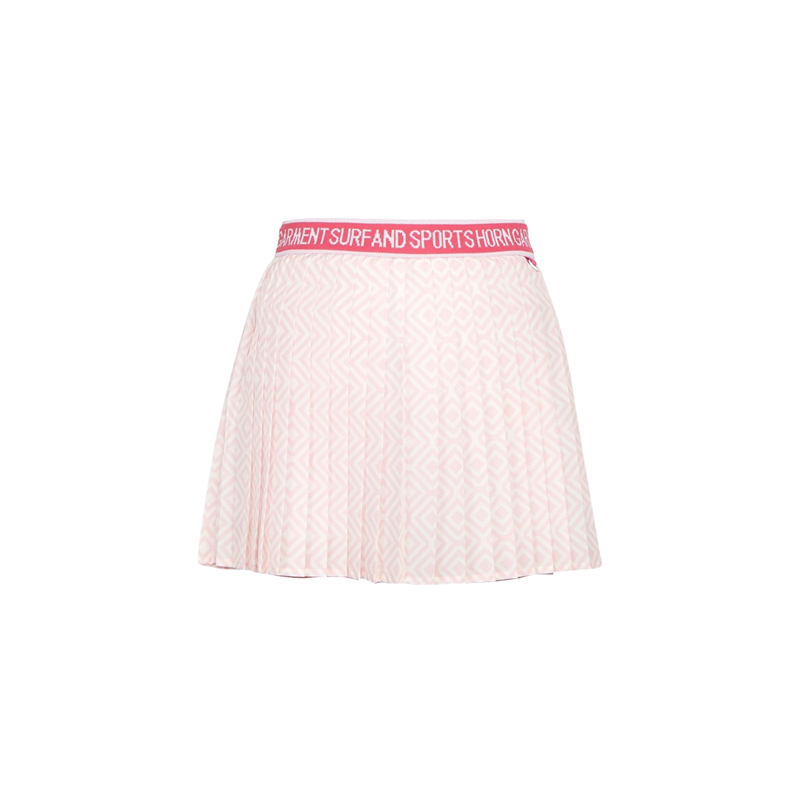 HCW-3A-AE05 (W) Horn Garment Golf Wear Mini Pleated Skirt Pink
