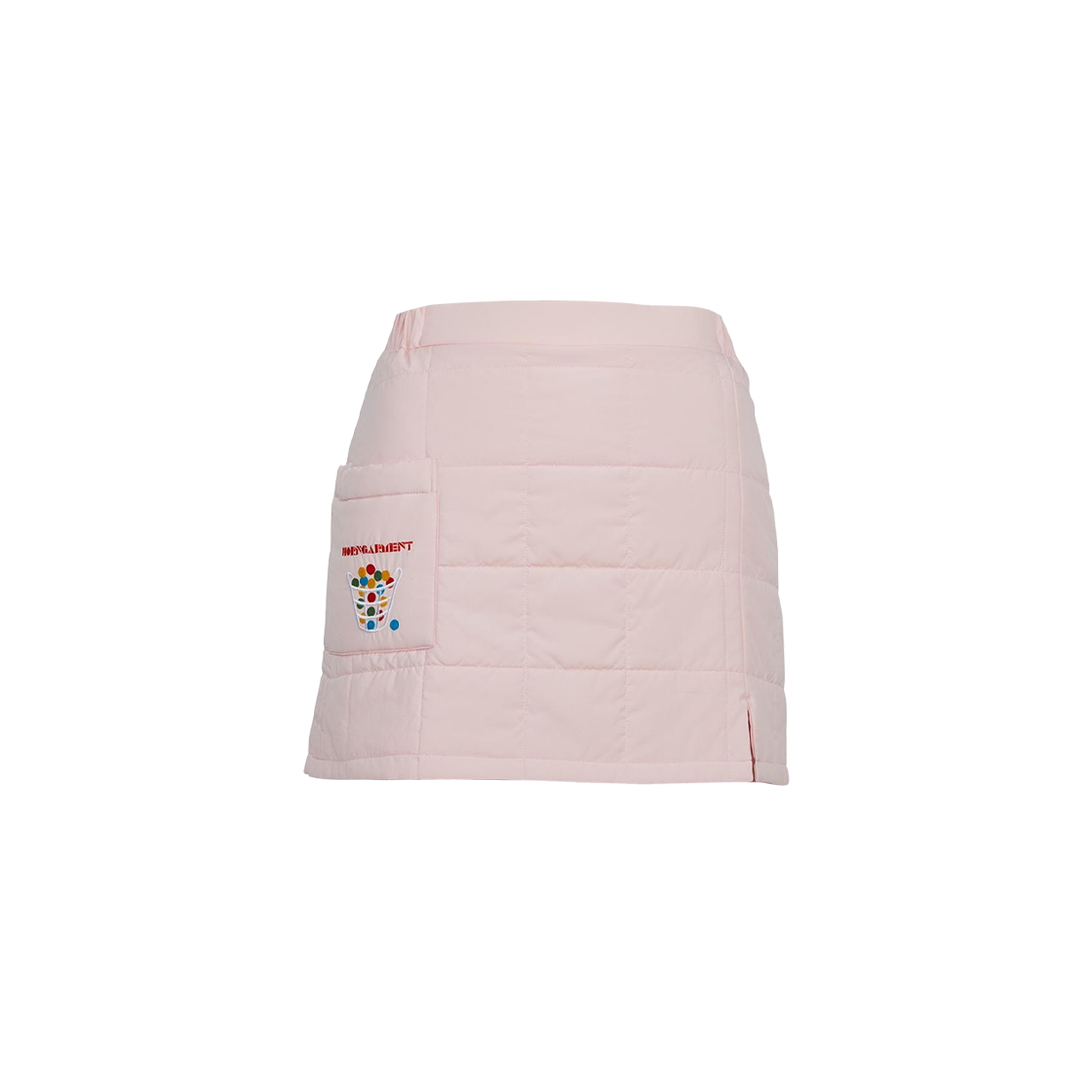 (W) 혼가먼트 골프 웨어 패딩 미니 스커트 핑크((W) Horn Garment Golf Wear Padding Mini Skirt Pink) - 1