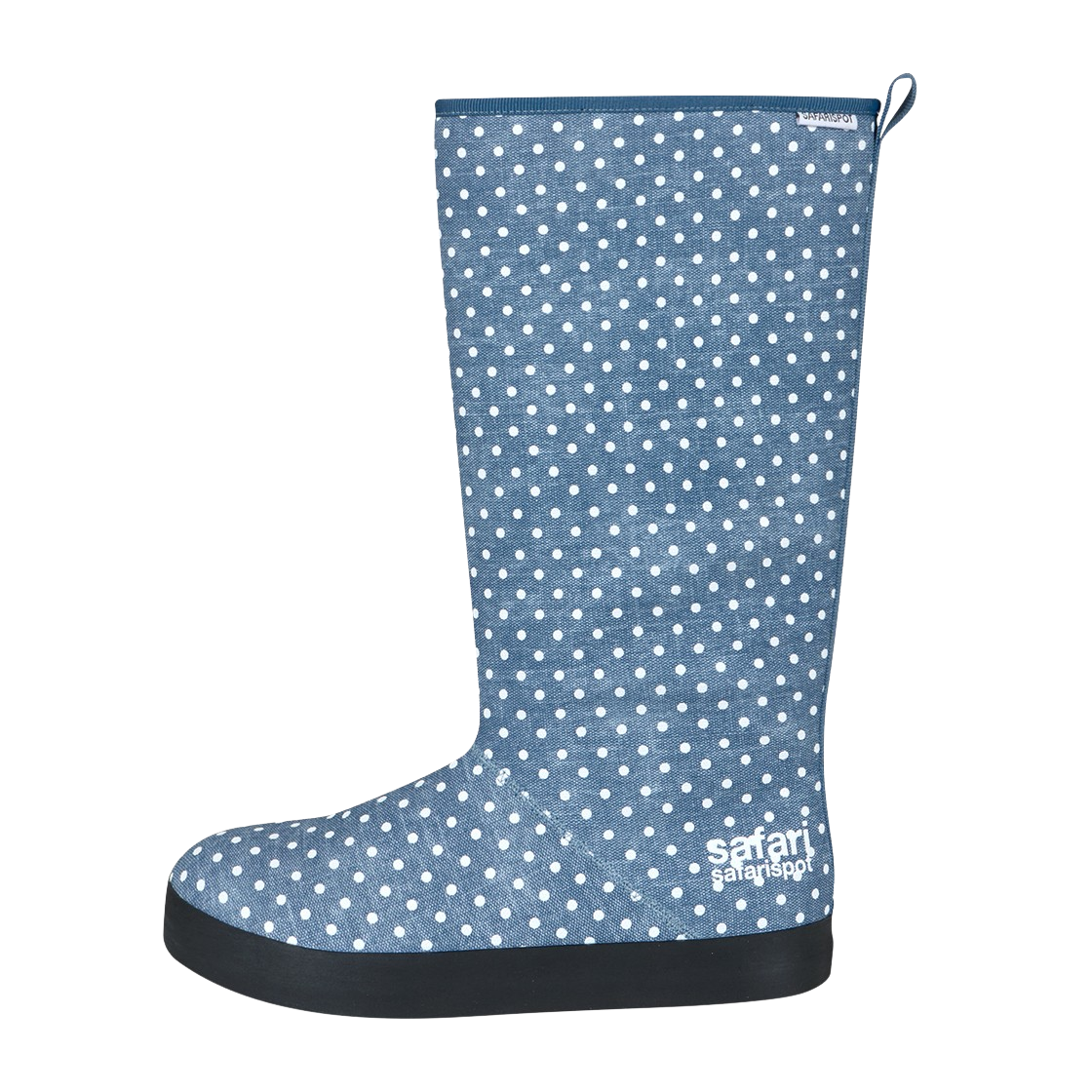 [KREAM 단독] 사파리스팟 베이직 사파리 도트 레인부츠 인디고([KREAM 단독] Safarispot Basic Safari Dots Rain Boot Indigo)