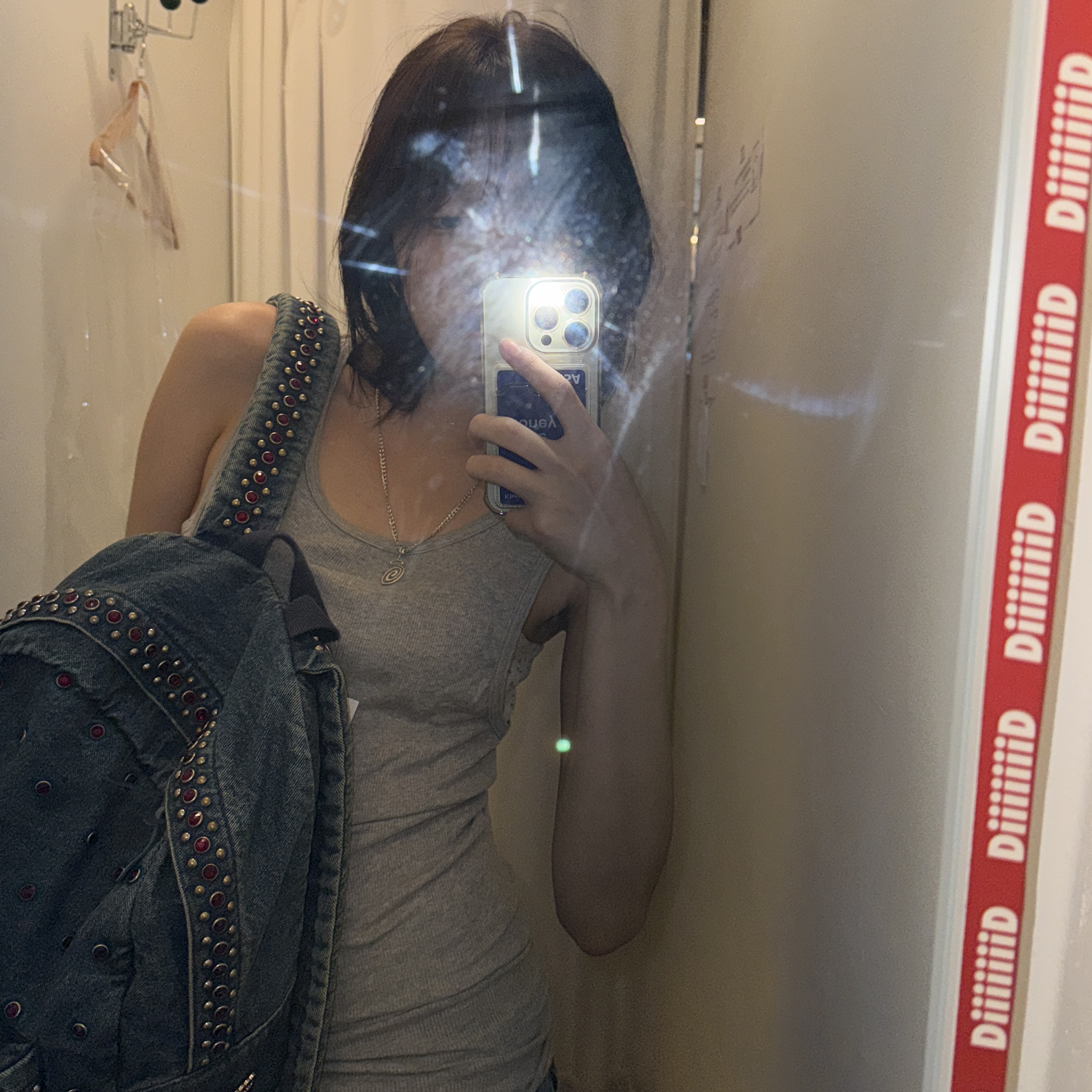 Supreme x B.B. Simon Denim Backpack Washed Indigo - 25SS, Stussy Swirly S Chain Sterling Silver 착용 스타일 - 2