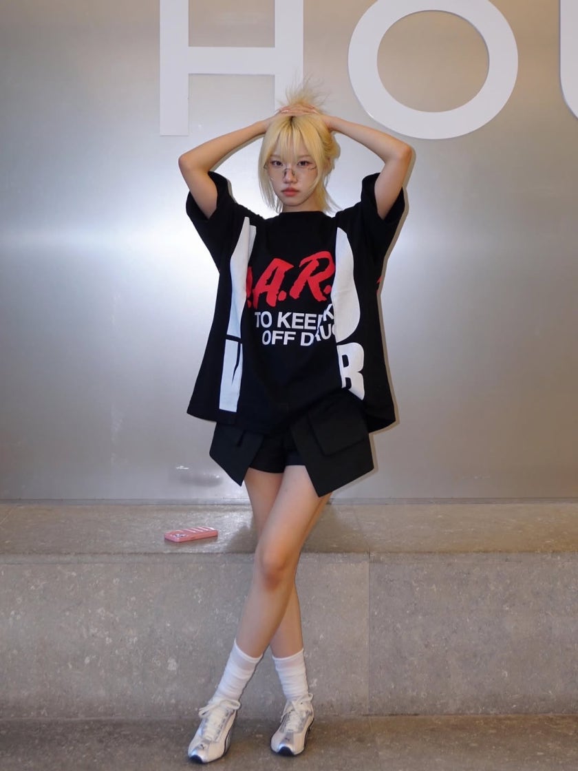 【SCHISM INDUCING】 FAKE REWORKED T SHIRT ★韓国の大人気 Schism Inducing Fake STYLE | KREAM