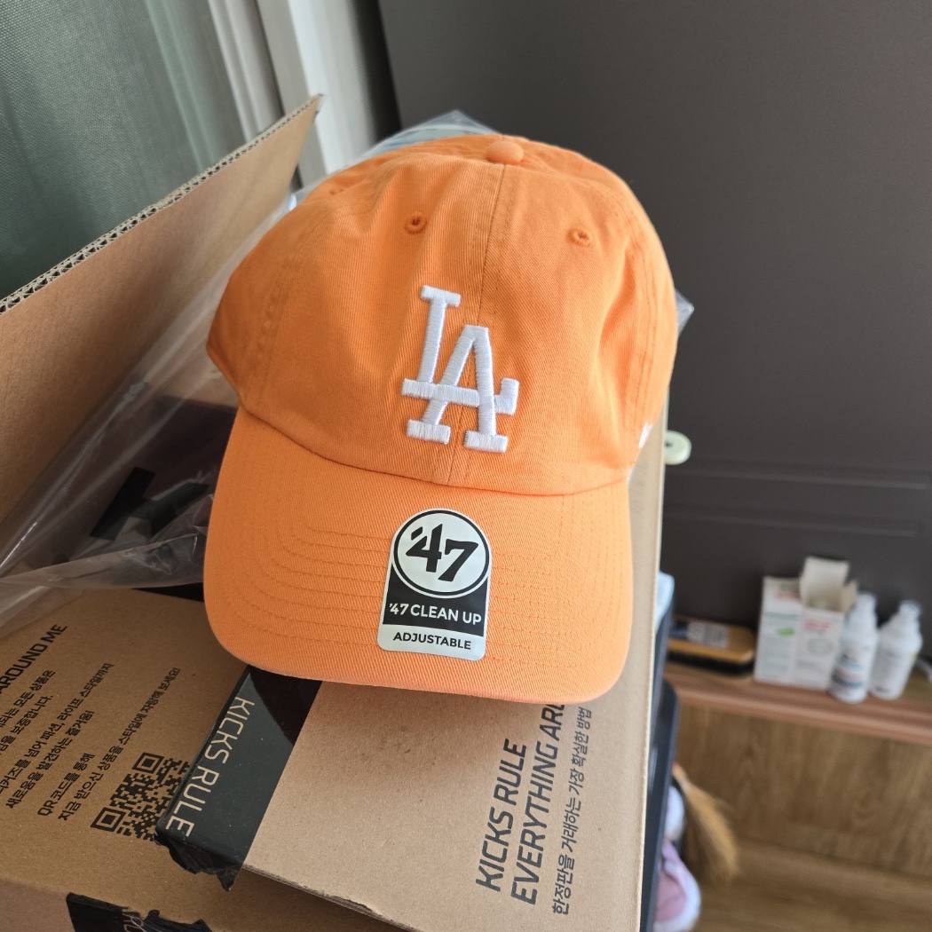 47 Brand LA Dodgers Clean Up Mango 착용 스타일