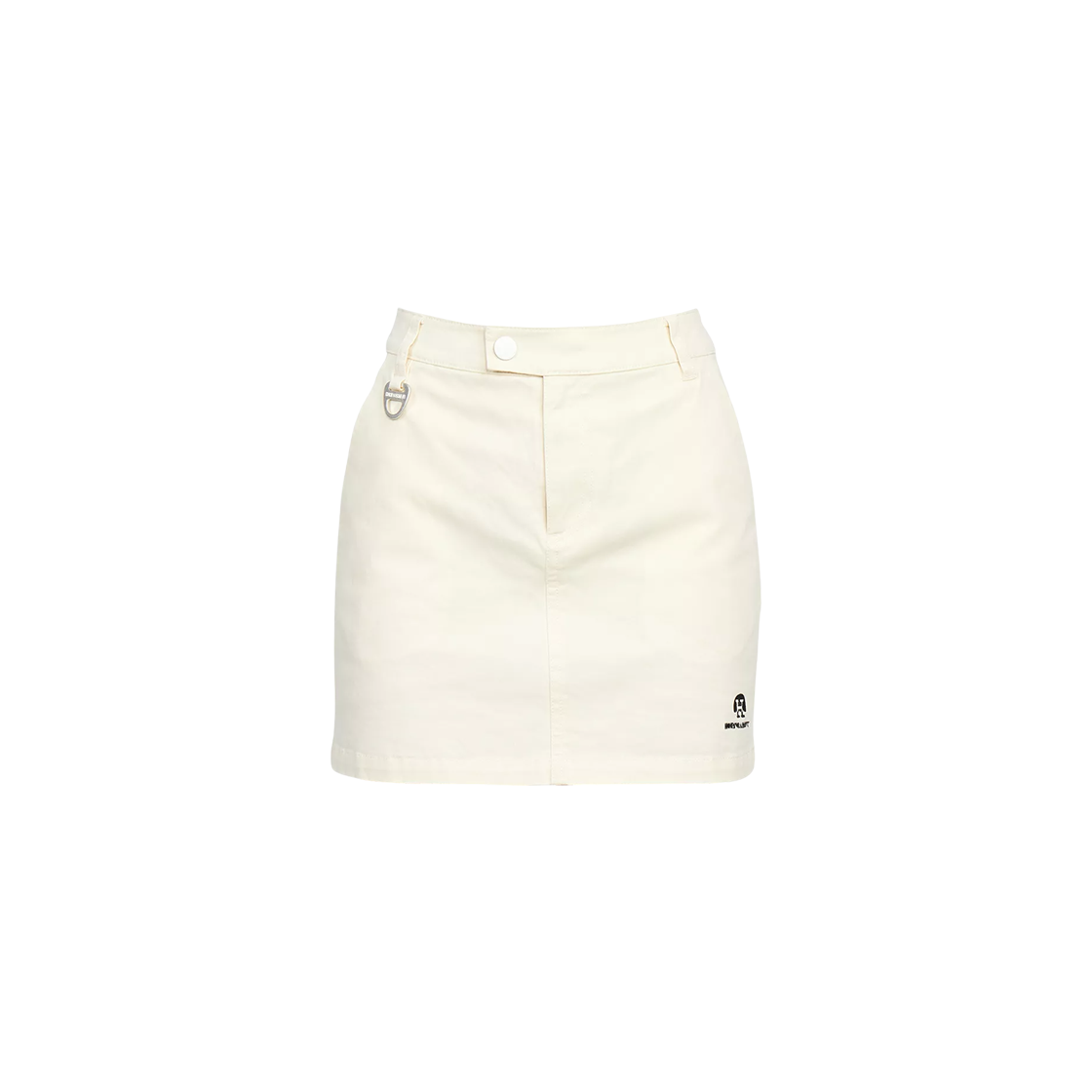 HCW-2C-AE09 (W) Horn Garment Icon Basic Golf Wear Mini Skirt White