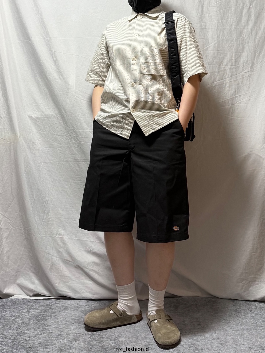 Birkenstock Boston Soft Footbed Taupe - Regular, Dickies Loose Fit 13 Inch Flat Front Work Shorts Black 착용 스타일 - 1