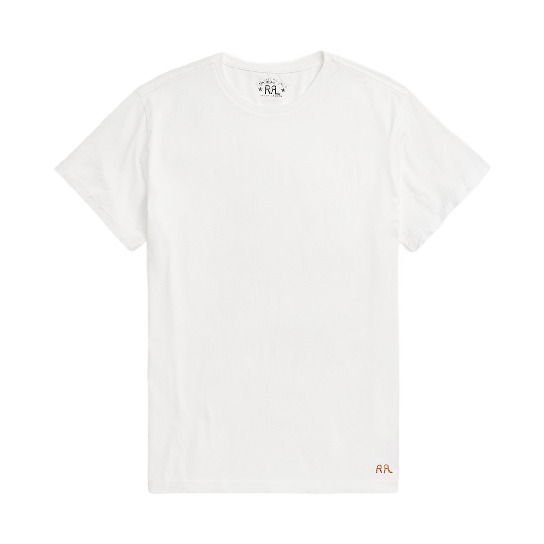 390966 Double RL Jersey Crew Neck T-Shirt White