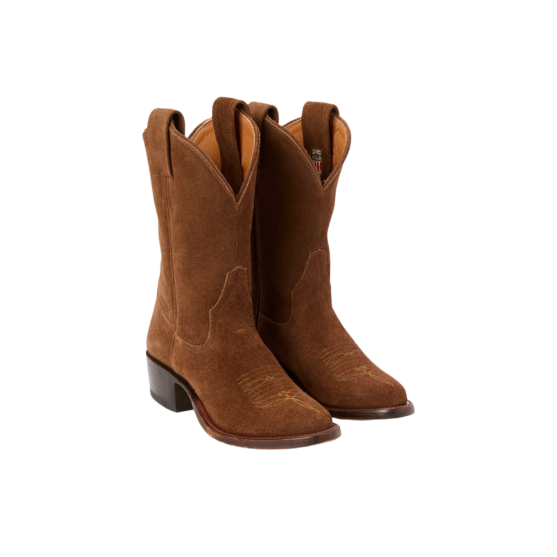 (W) 더블알엘 플레인뷰 러프아웃 스웨이드 부츠 브라운 - B((W) Double RL Plainview Roughout Suede Boots Brown - B) - 2