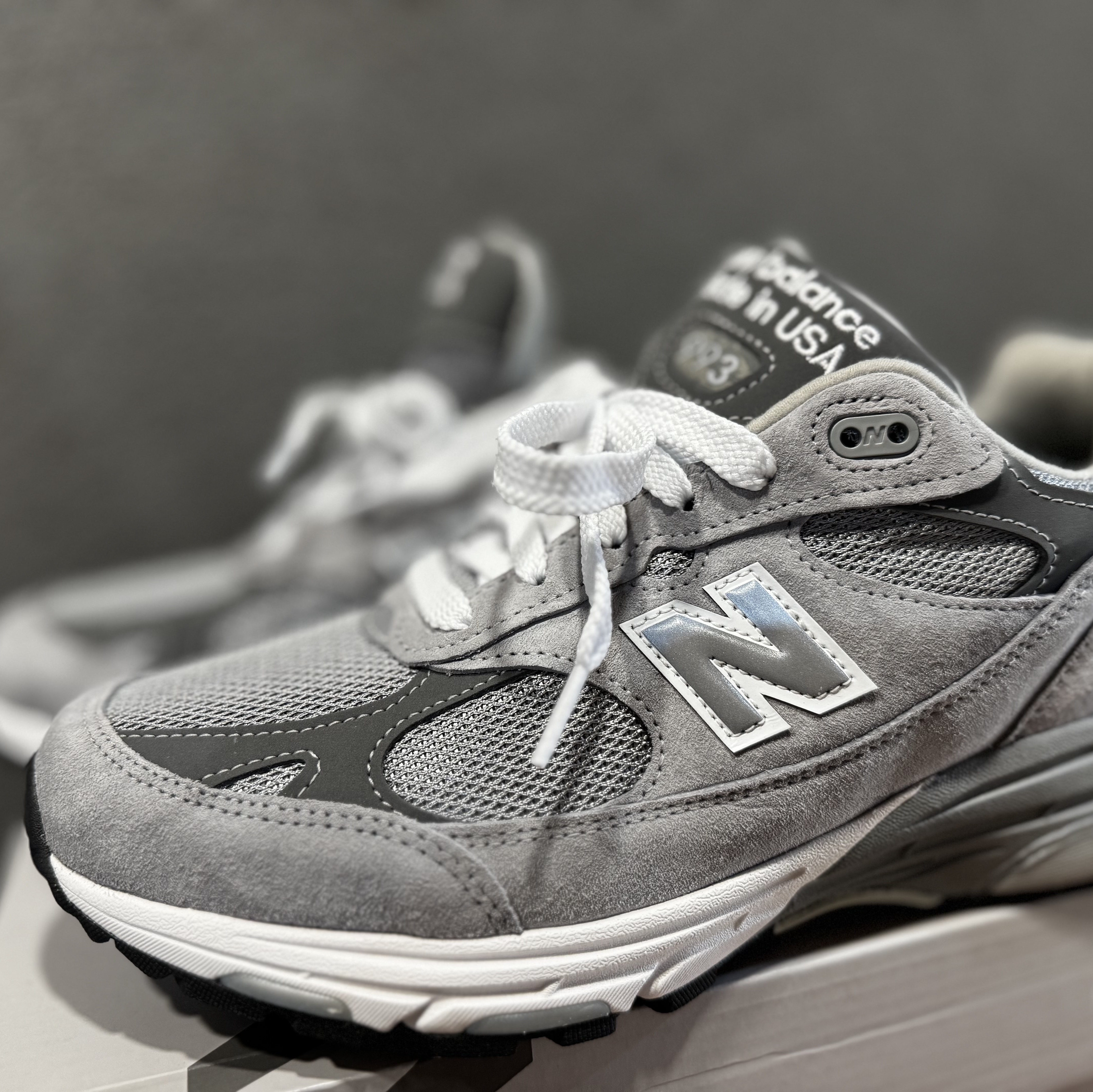 New Balance 993 Made in USA Grey - D Standard 착용 스타일