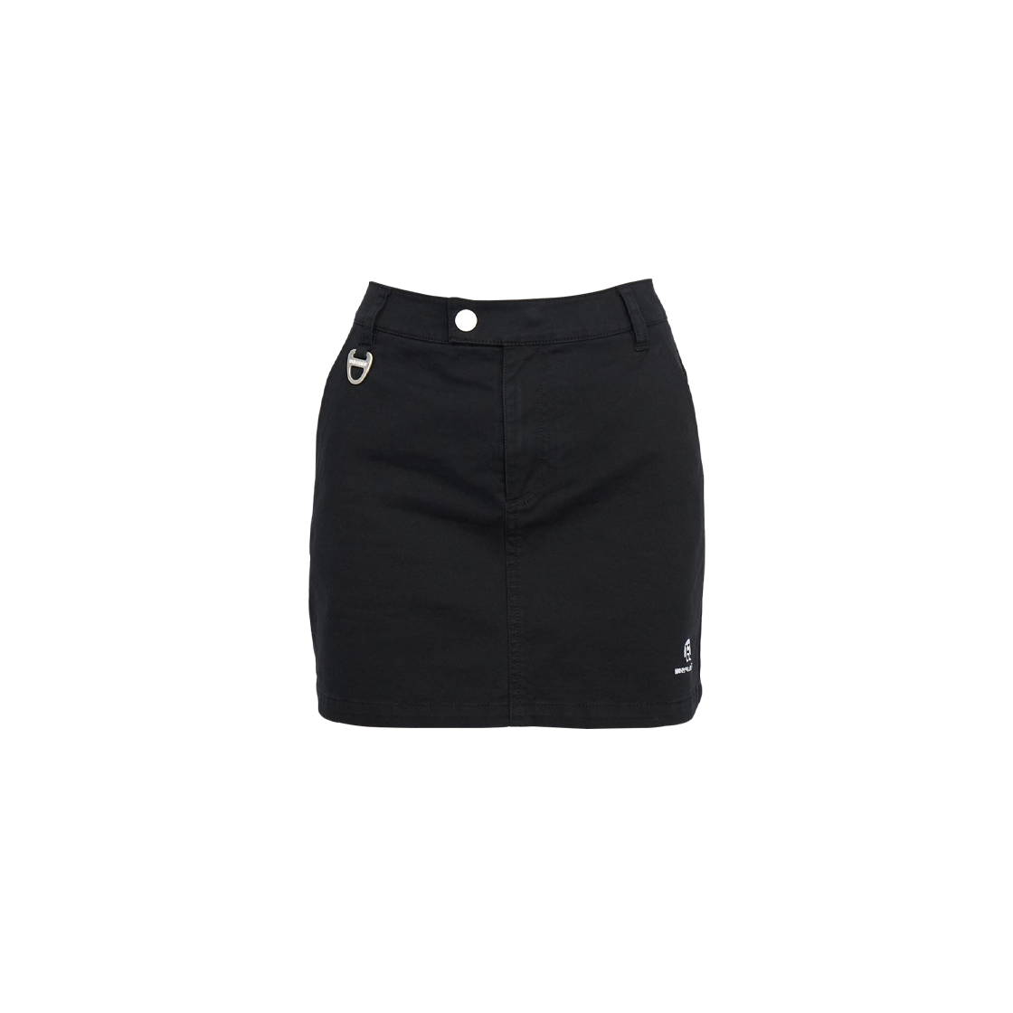 HCW-2C-AE09 (W) Horn Garment Icon Basic Golf Wear Mini Skirt Black