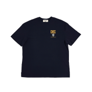 December Ten Police DTP Short Sleeve Oversized T-Shirt Navy