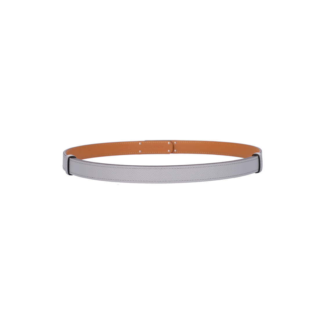 IT4LIHV66K7H Hermes Kelly 18 Belt in Epsom Leather, Bleu Glacier with Palladium Hardware - #3