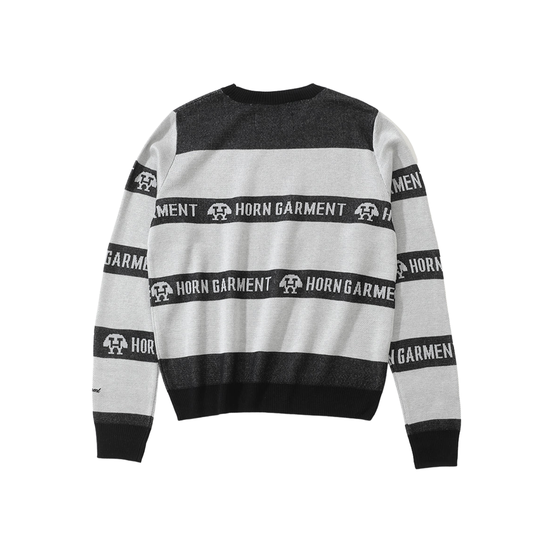 (W) 혼가먼트 플레져 스웨터 블랙((W) Horn Garment Pleasure Sweater Black) - 2