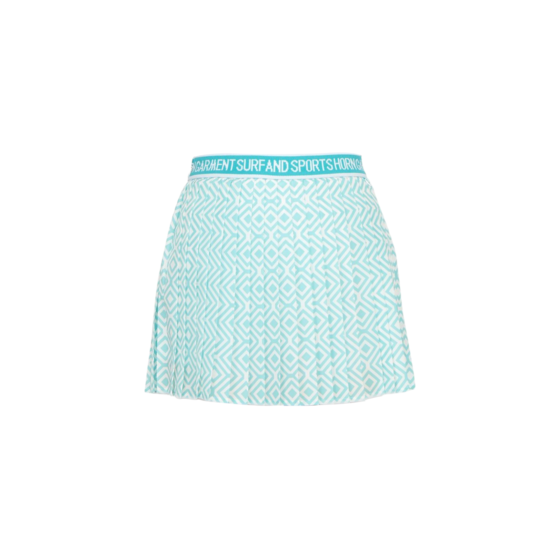 HCW-3A-AE05 (W) Horn Garment Golf Wear Mini Pleated Skirt Mint