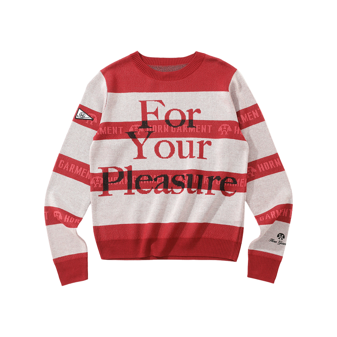 HHW-2A-AB52 (W) Horn Garment Pleasure Sweater Red