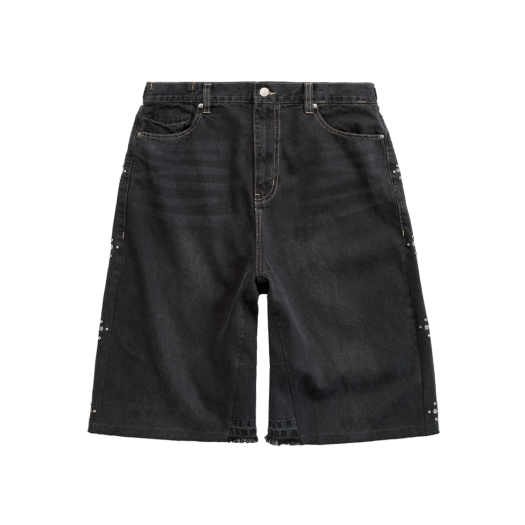 PL5OSP1301B0 Polyteru 1/2 Rebuild Gosima Denim Rivet Flowers Black
