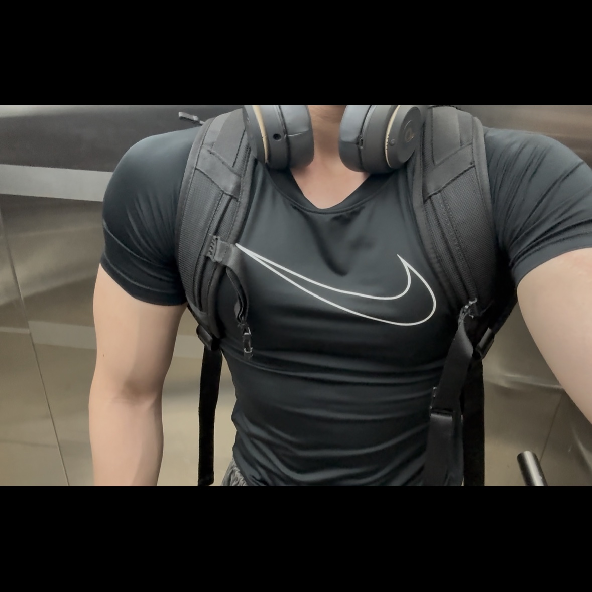 Nike Pro Dri-Fit Tight-Fit Short Sleeve Top Black - Asia 착용 스타일