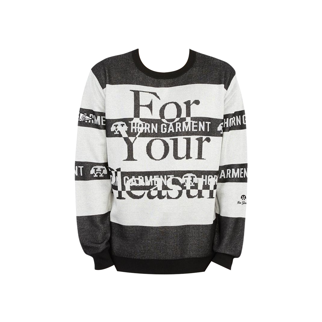 HHM-2A-AB52 Horn Garment Pleasure Golf Wear Sweater Black