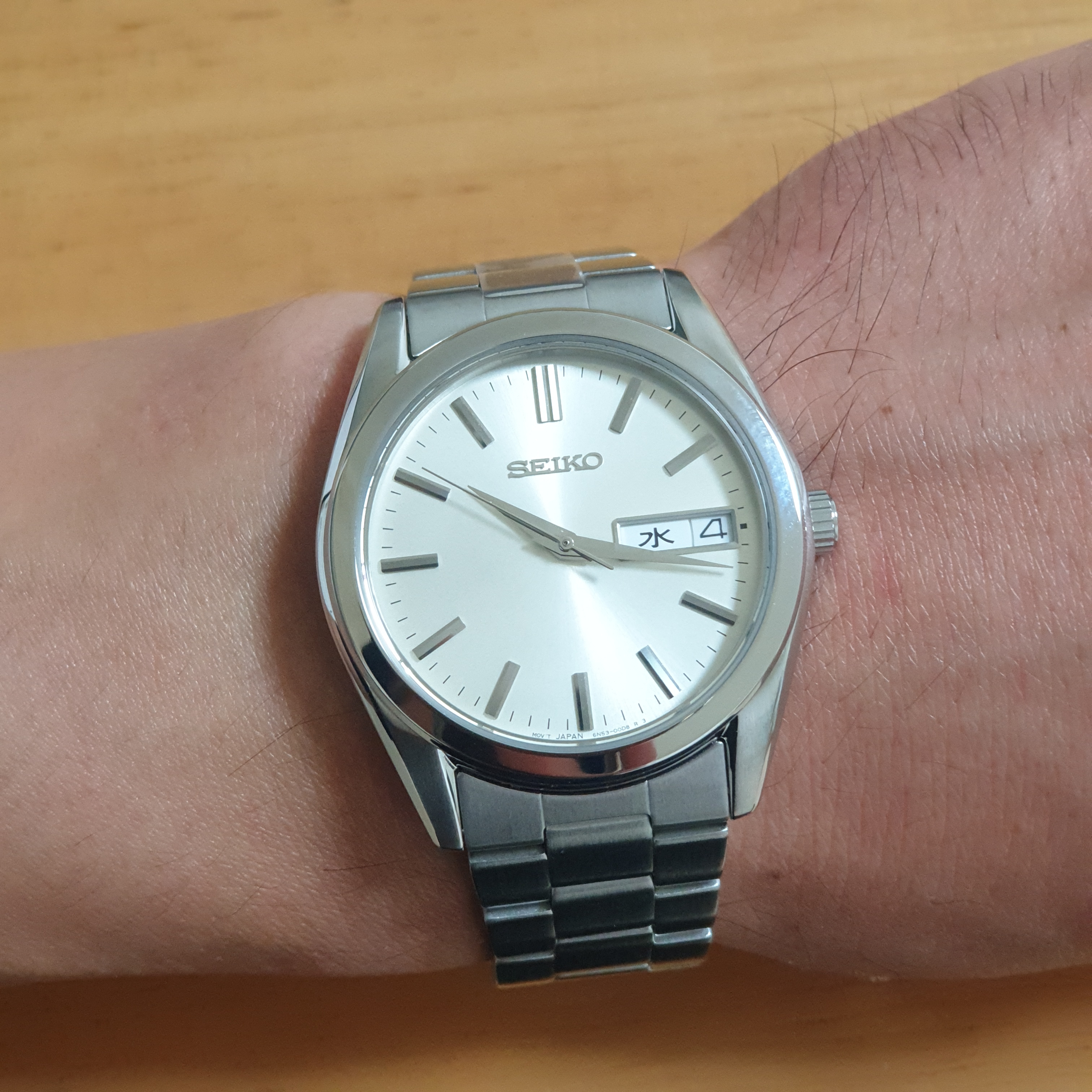 Seiko SBTH007 Silver 착용 스타일