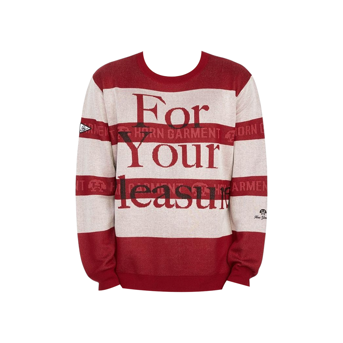혼가먼트 플레져 골프 웨어 스웨터 레드(Horn Garment Pleasure Golf Wear Sweater Red)