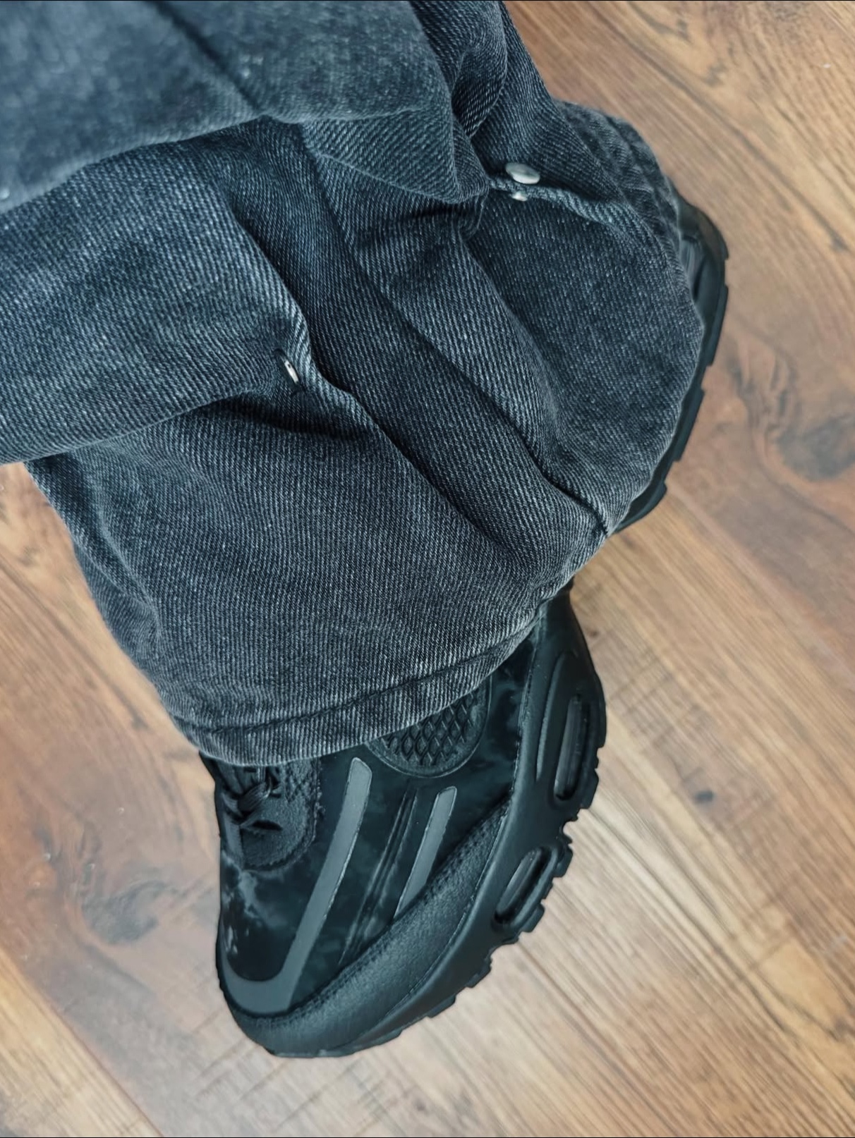 Nike x Worksout Air Max 95 Black Anthracite 착용 스타일 - 2