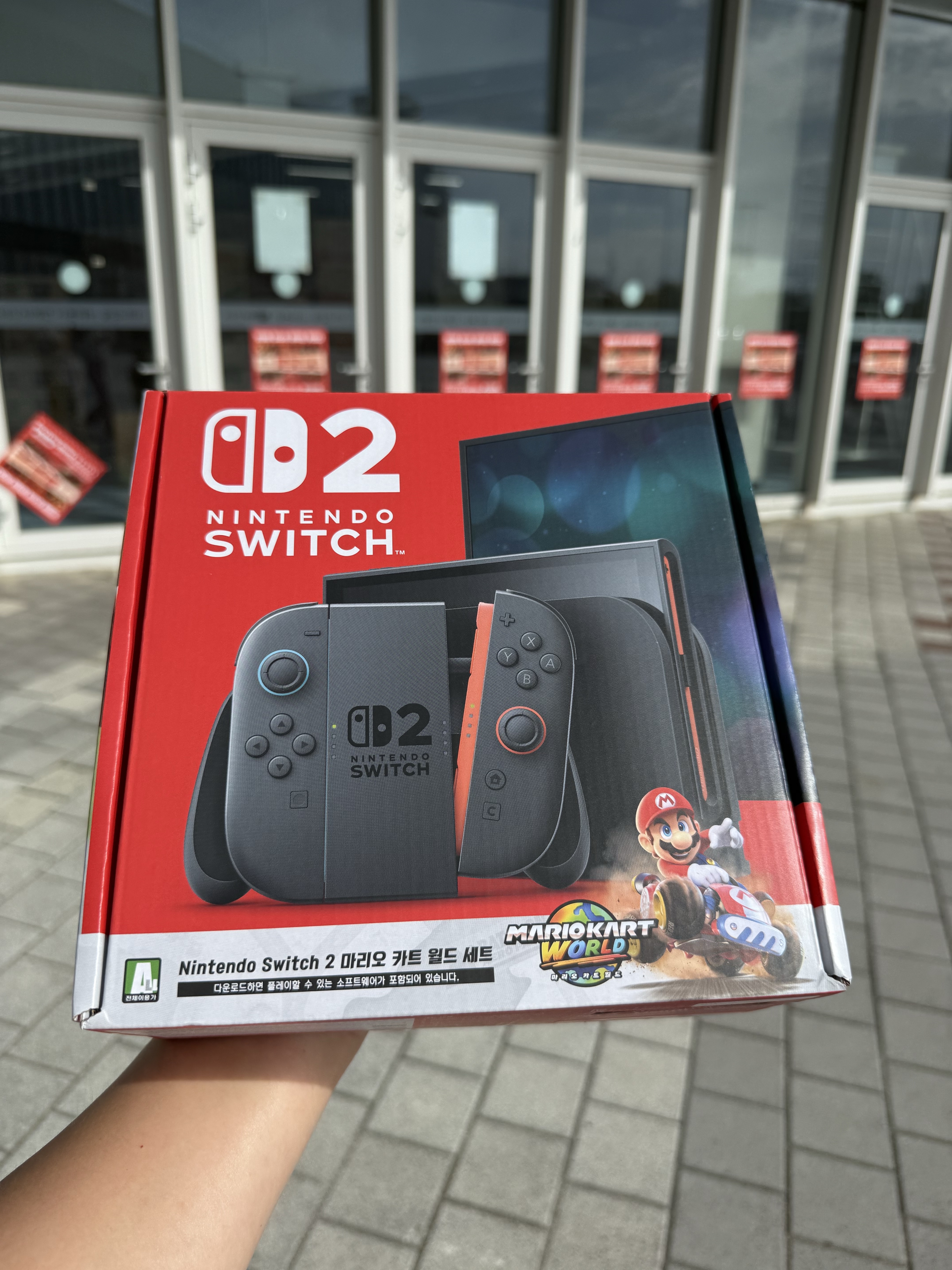 Nintendo Switch 2 Mario Kart World Set (With Software/Korean Ver.) 착용 스타일