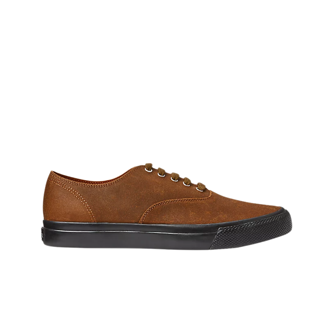 - Double RL Roughout Suede Sneakers Brown - D
