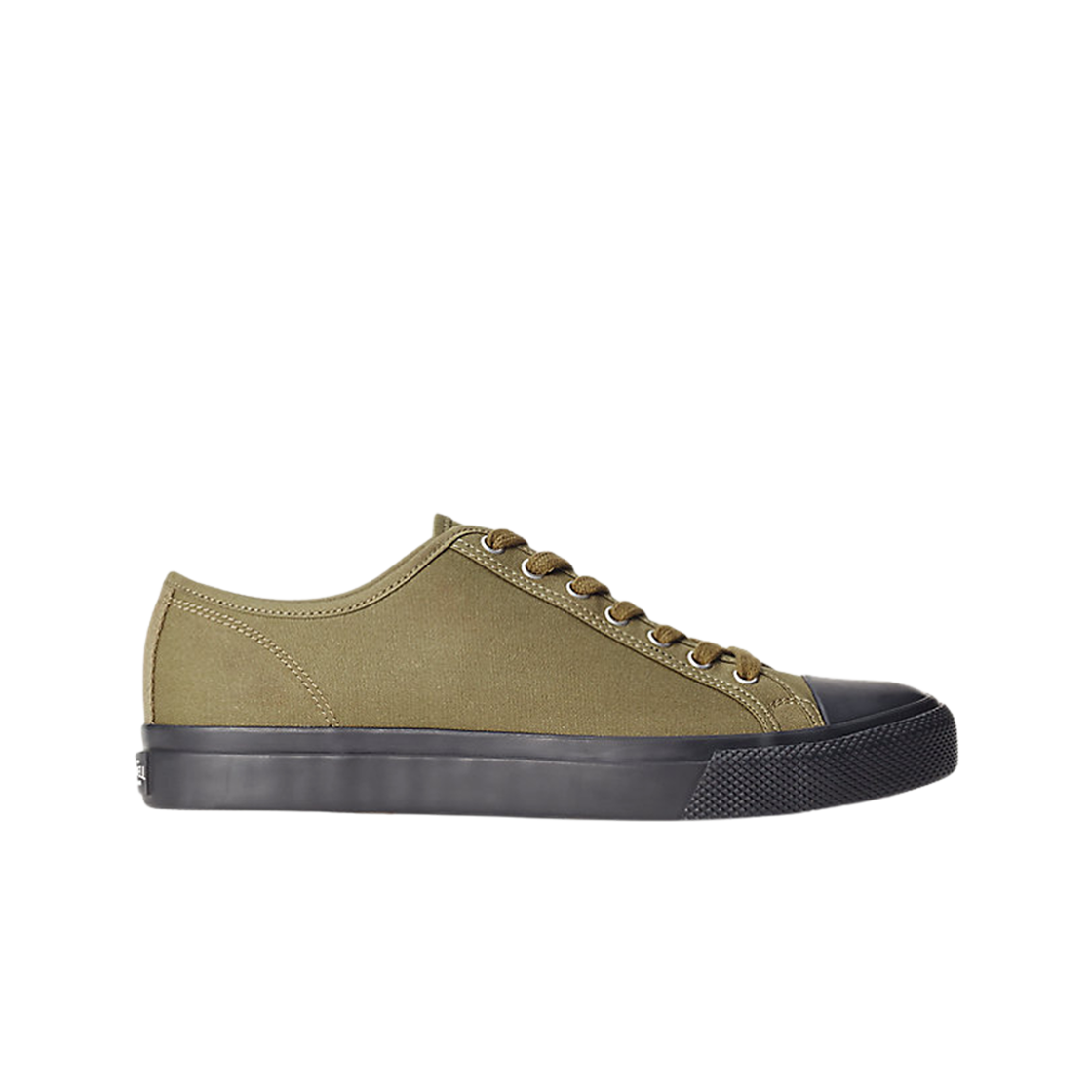 - Double RL Canvas Sneakers Olive Drab - D