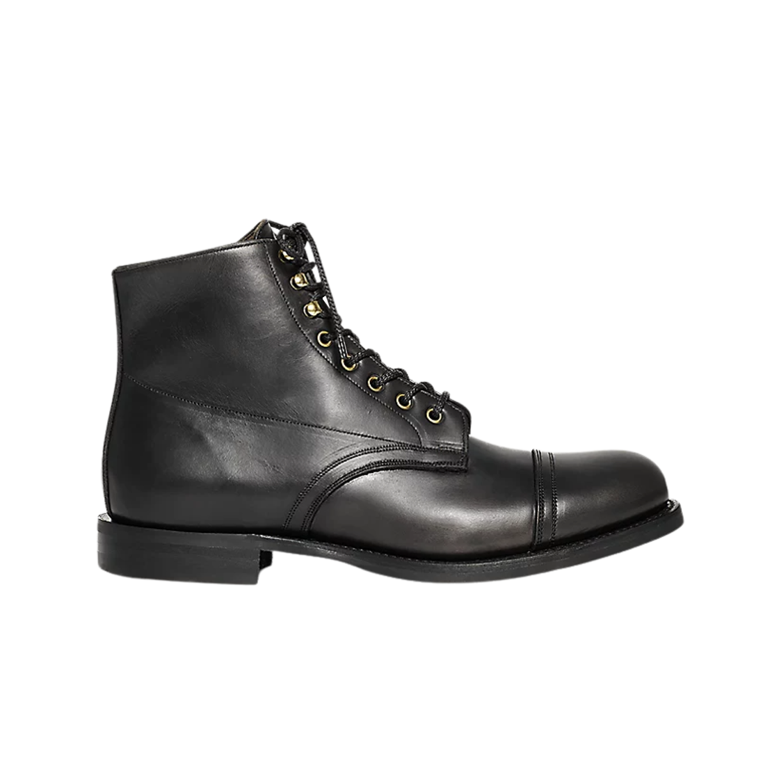 - Double RL Leather Boots Tan - D