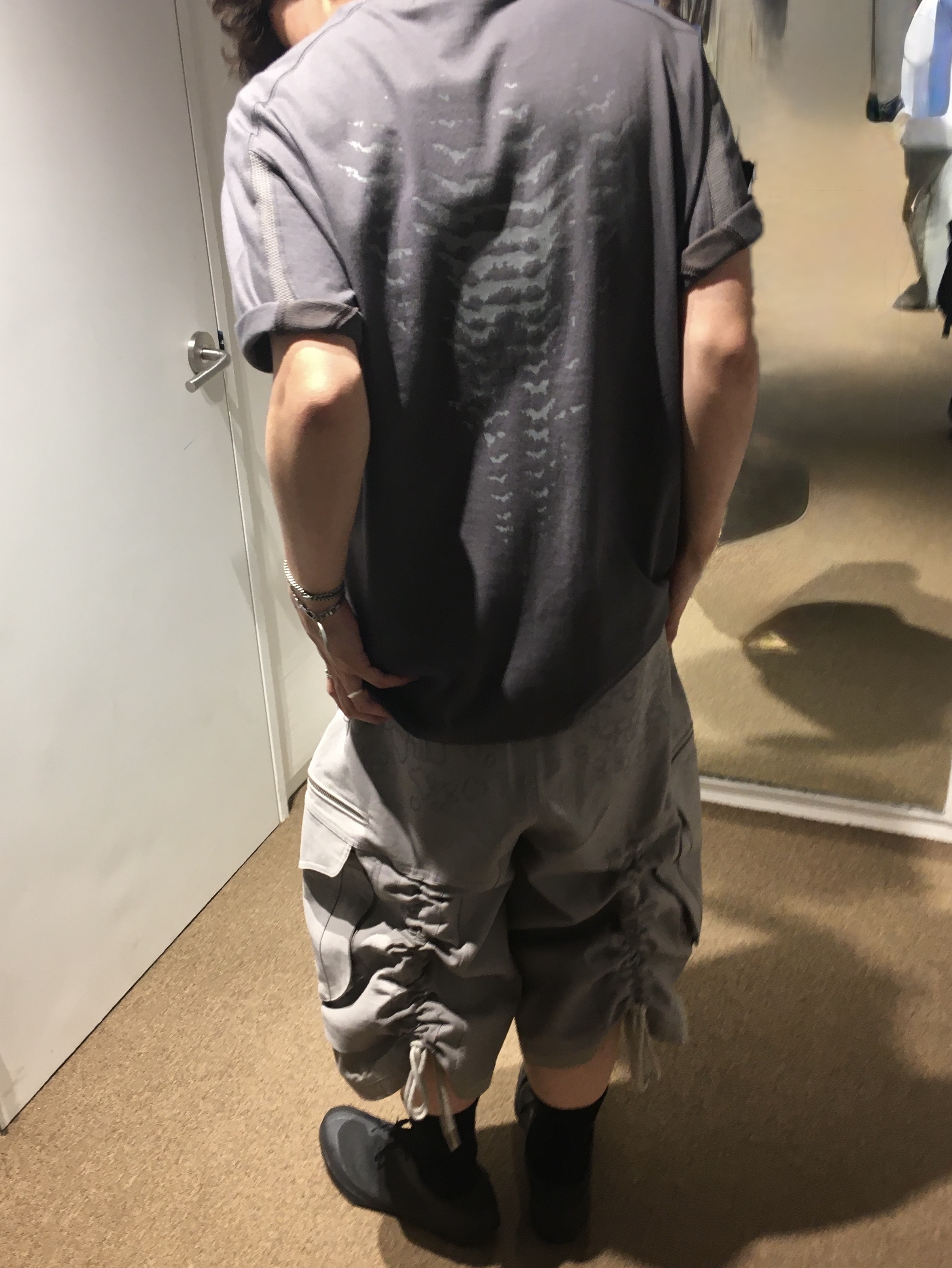 On Running x Post Archive Faction (Paf) Cloudventure Peak All Black 착용 스타일