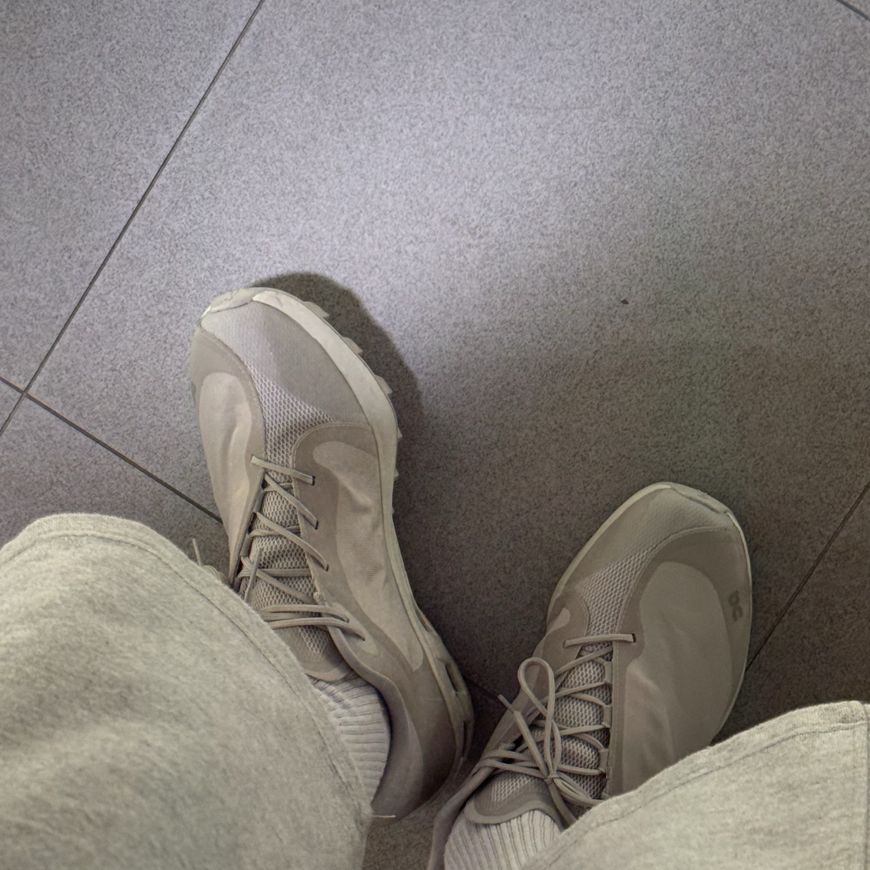 On Running x Post Archive Faction (Paf) Cloudventure Peak Ice Moon 착용 스타일