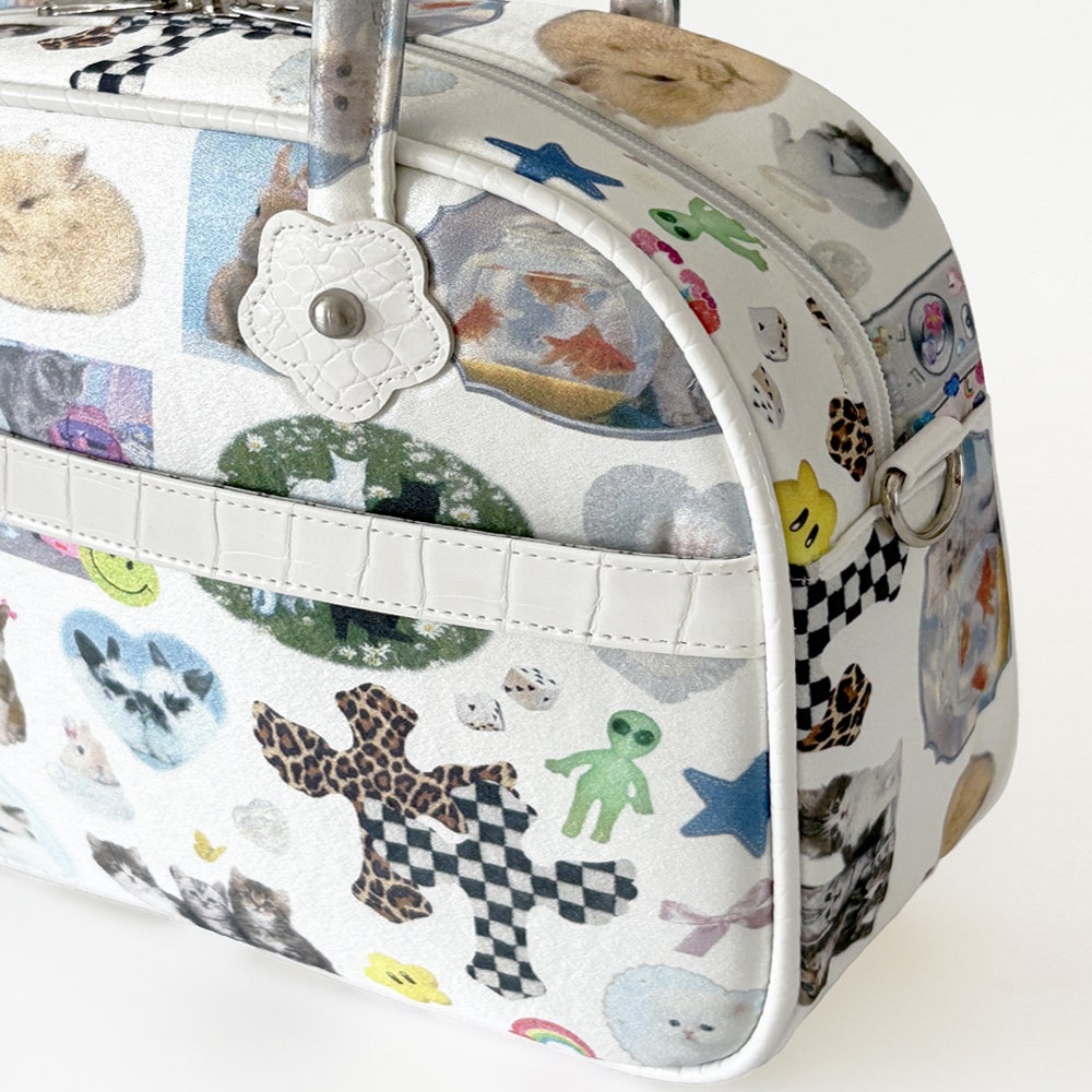 USM25BAG1 UnsteadyMarket Collage Tote Bag - #4