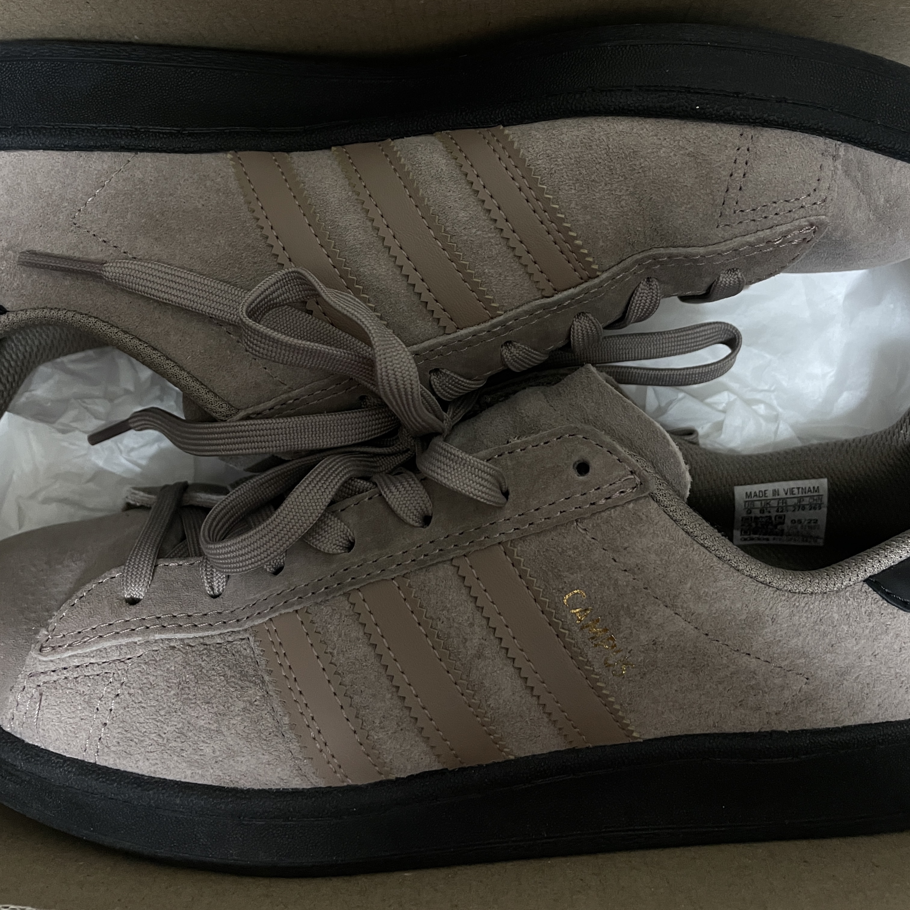 Adidas Campus ADV Chalky Brown 착용 스타일