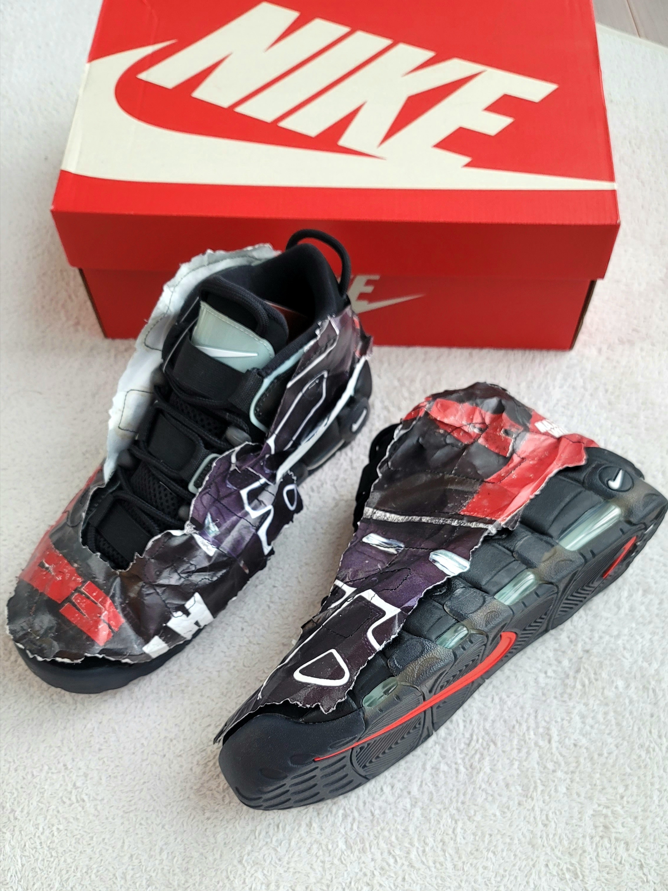 Nike Air More Uptempo 96 Maximum Volume 착용 스타일