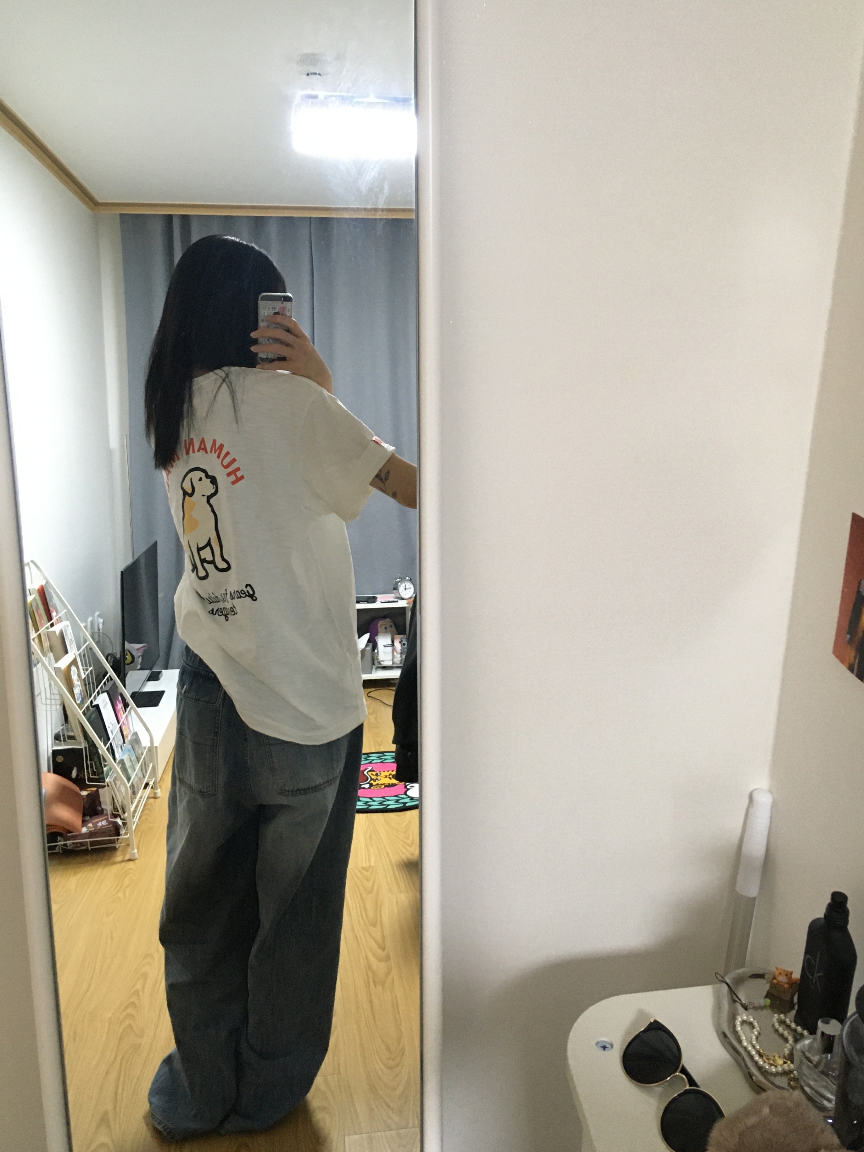 Human Made #2303 T-Shirt White 착용 스타일 - 2
