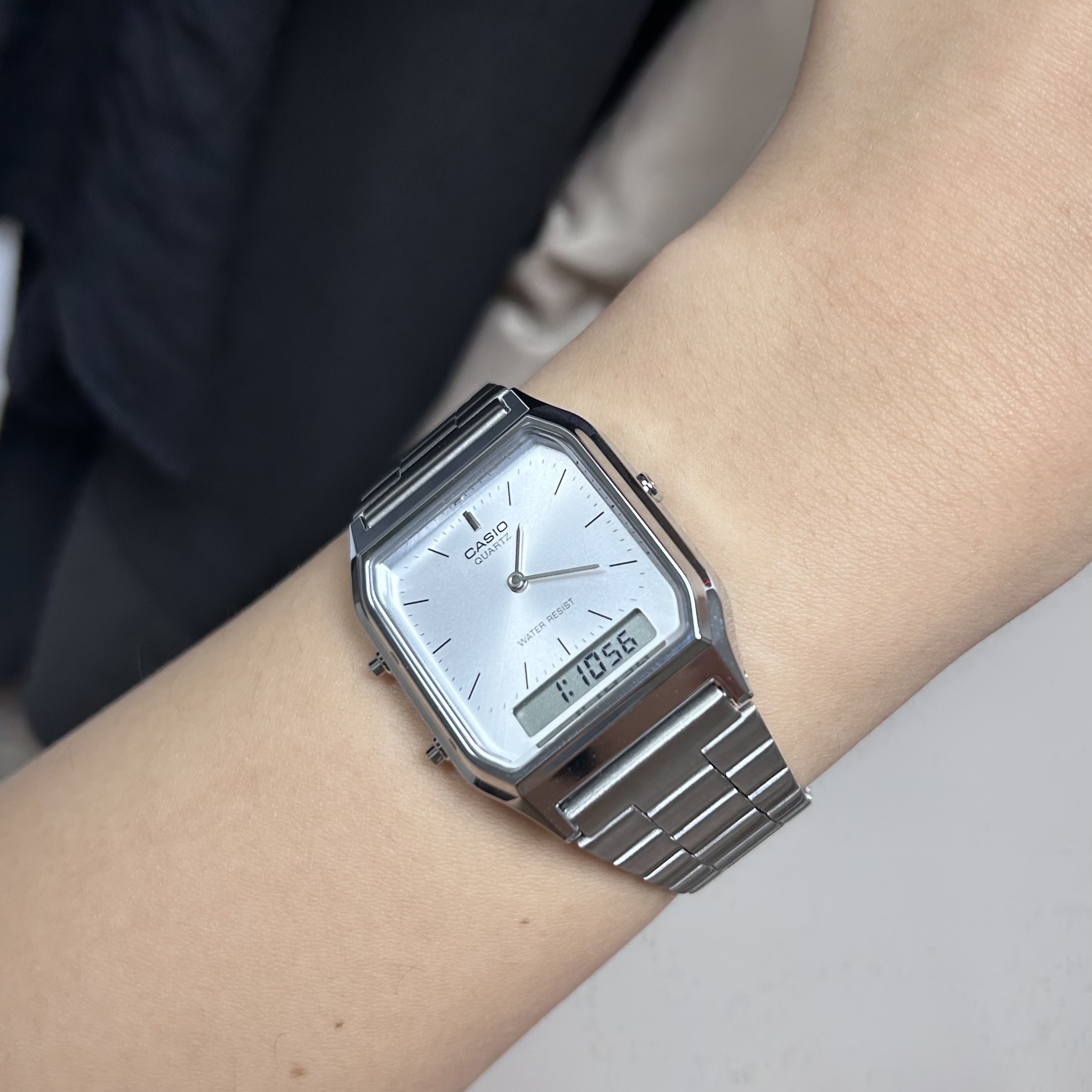 Casio AQ-230A-7AMQY 착용 스타일
