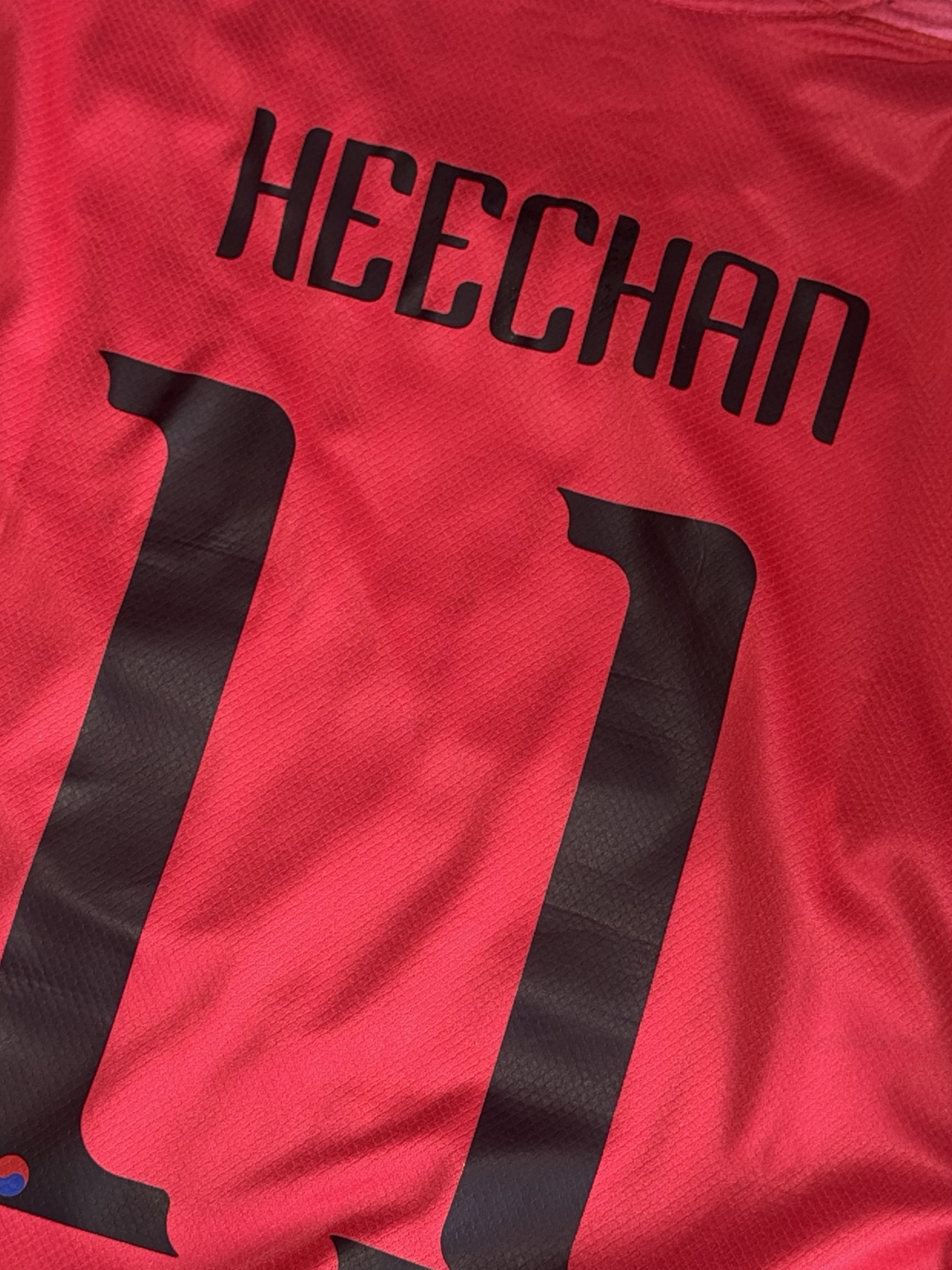 Nike Korea 2023/24 Dri-Fit Stadium Home Replica Jersey Black Global Red - Asia (Non Marking Ver.) 착용 스타일 - 2