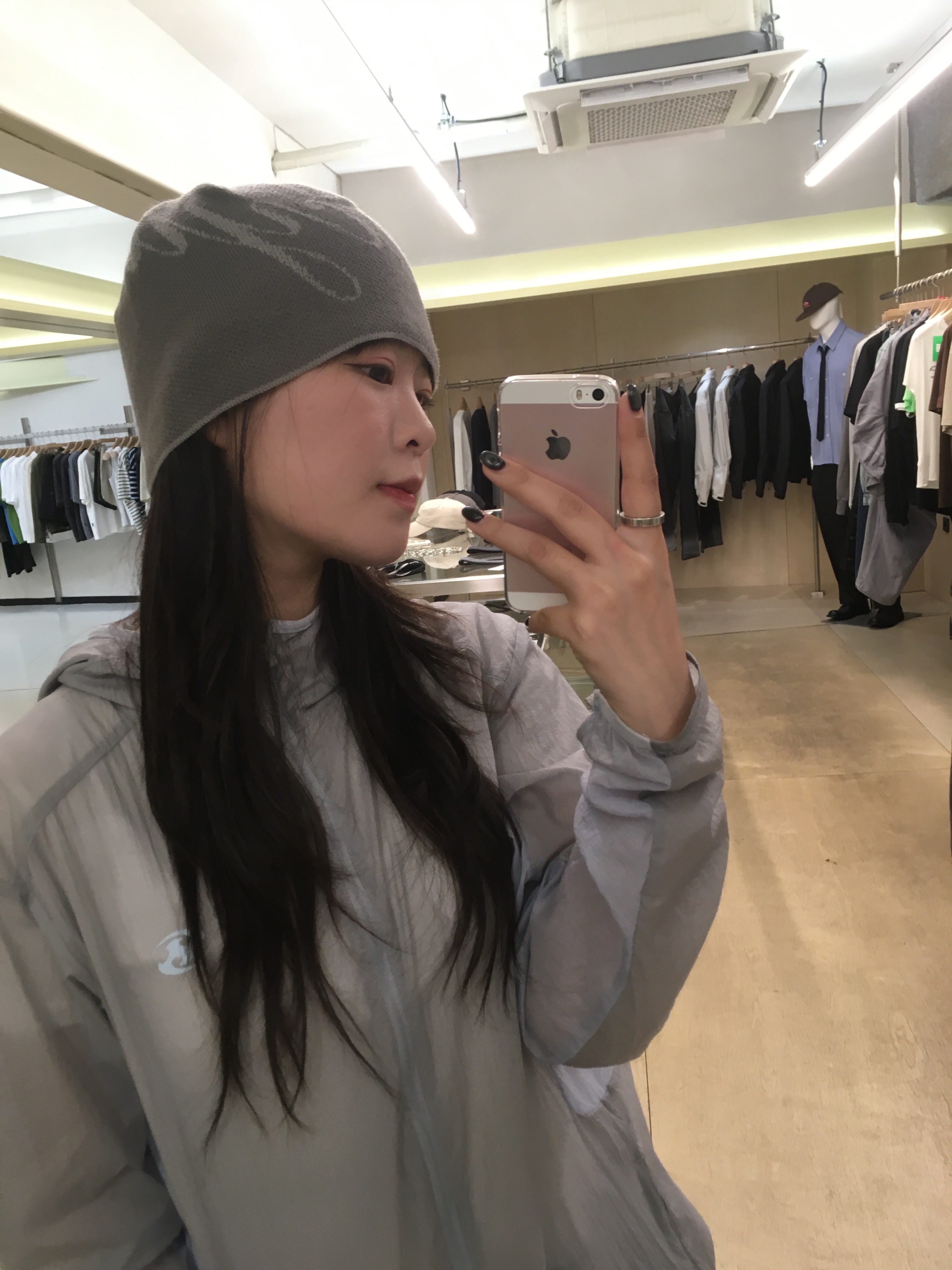 Sansan Gear Air Dash Jacket Light Grey - 24SS 착용 스타일