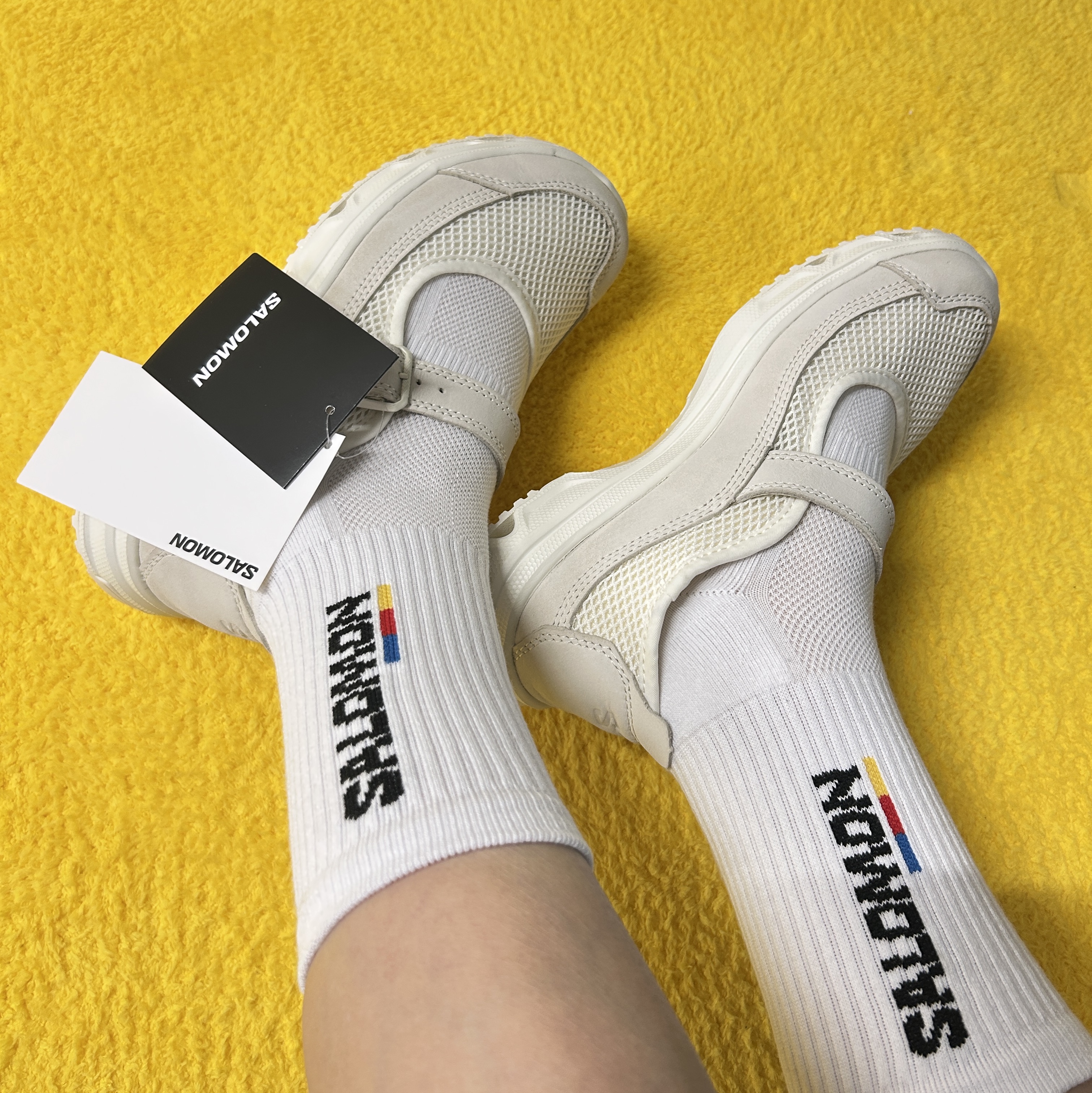 Salomon RX Marie Jeanne Vanilla Ice 착용 스타일