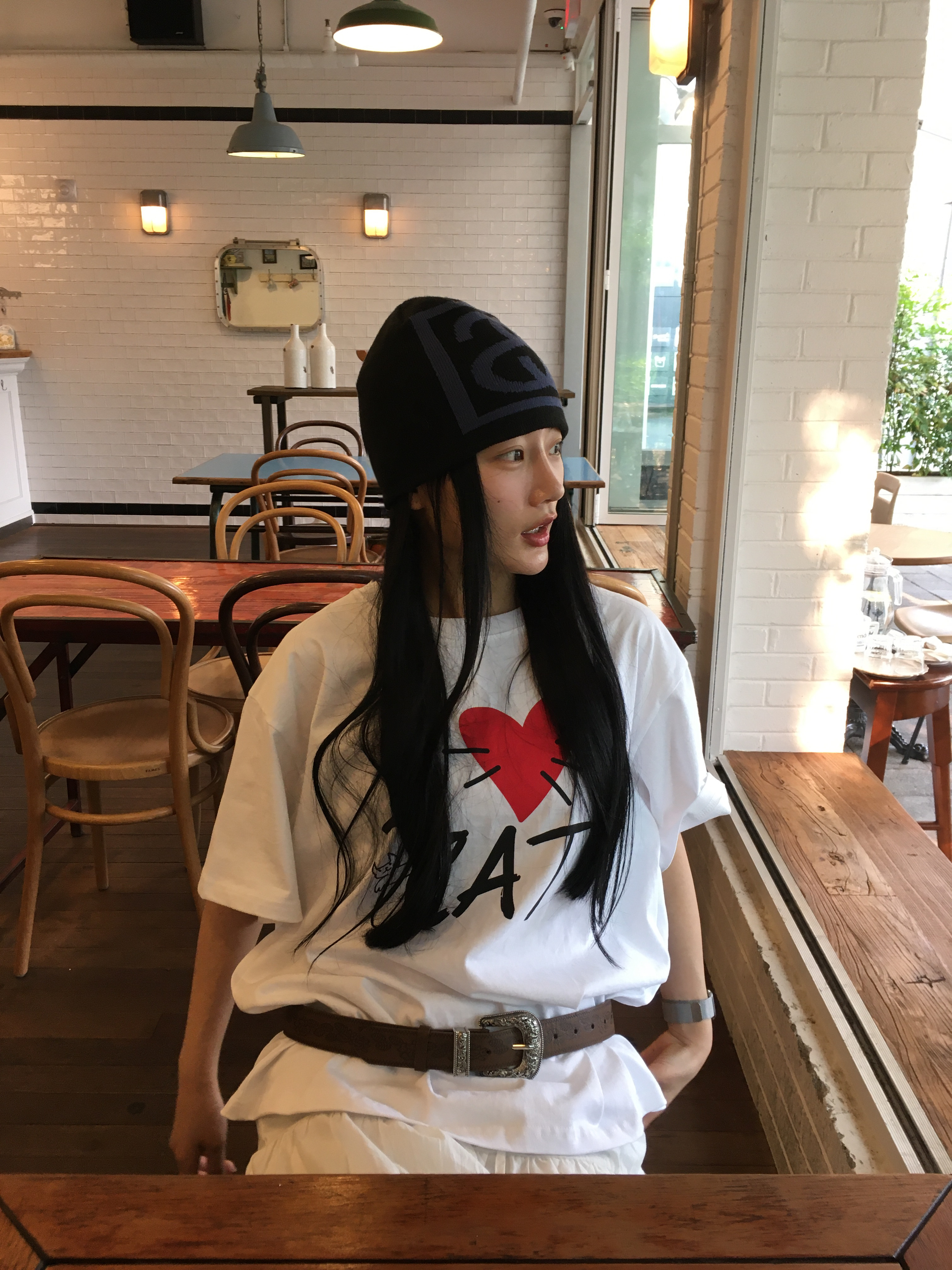 Supreme Mesh Tote Bag Black - 25SS, Stussy SS Link Skull Cap Black 착용 스타일 - 3