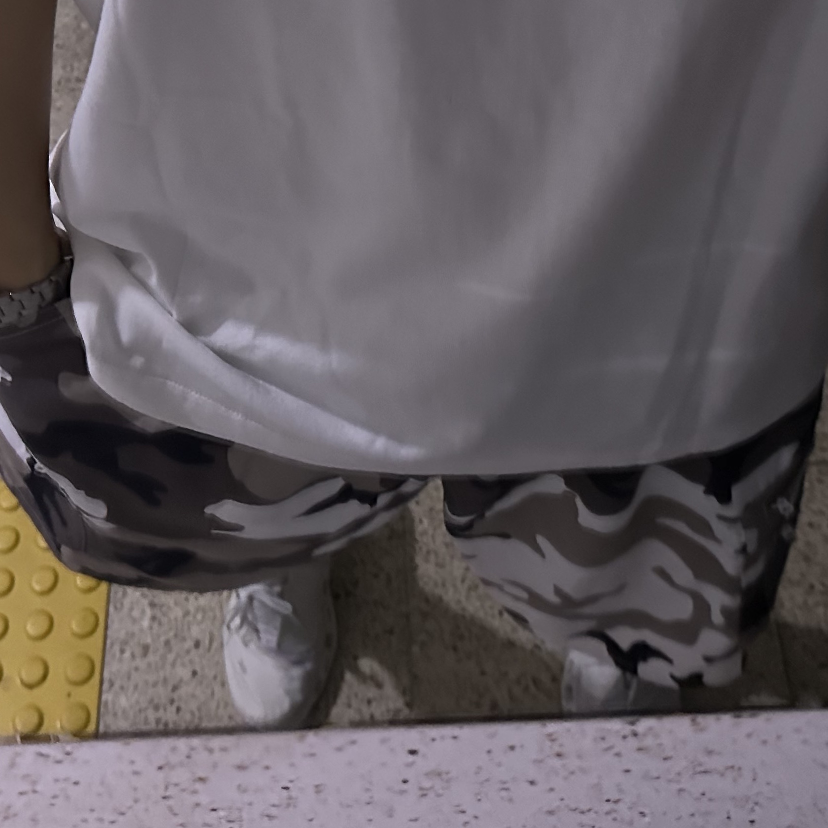 Supreme Cargo Water Short Snow Camo - 25SS 착용 스타일 - 1