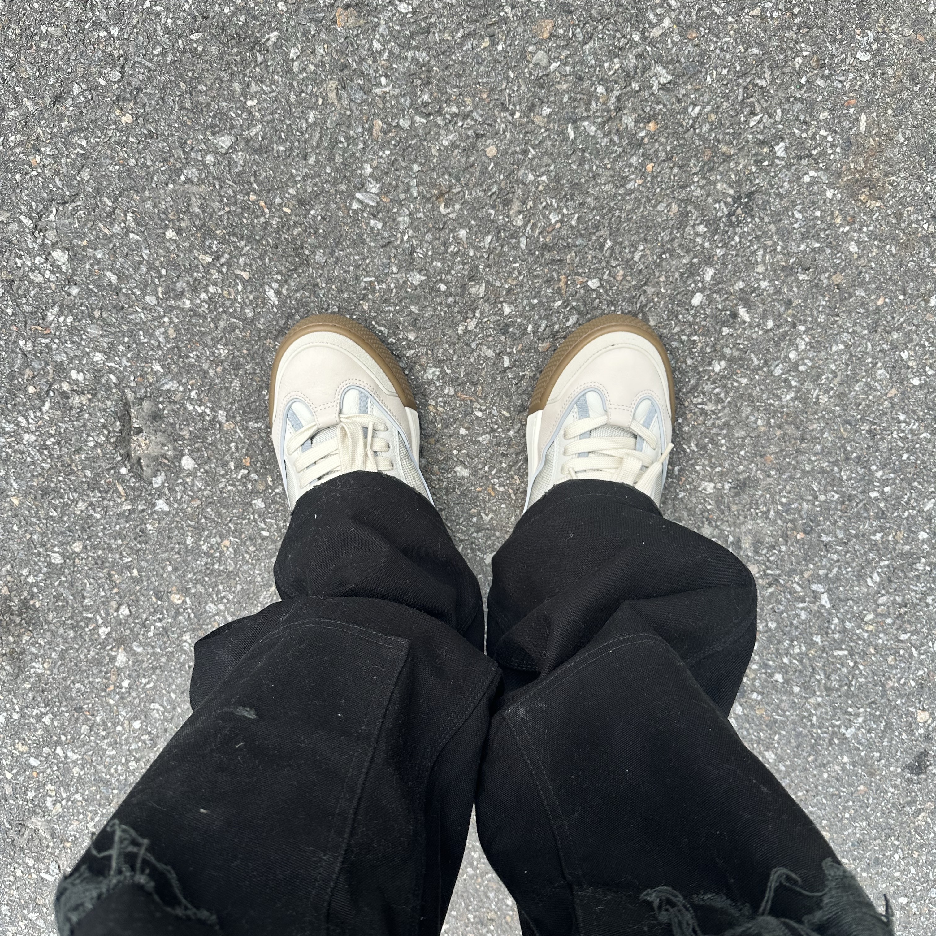 Kapital Baseball Bone Shirt Kinari Black, Dior x Cactus Jack B713 Sneakers Cream 착용 스타일 - 2