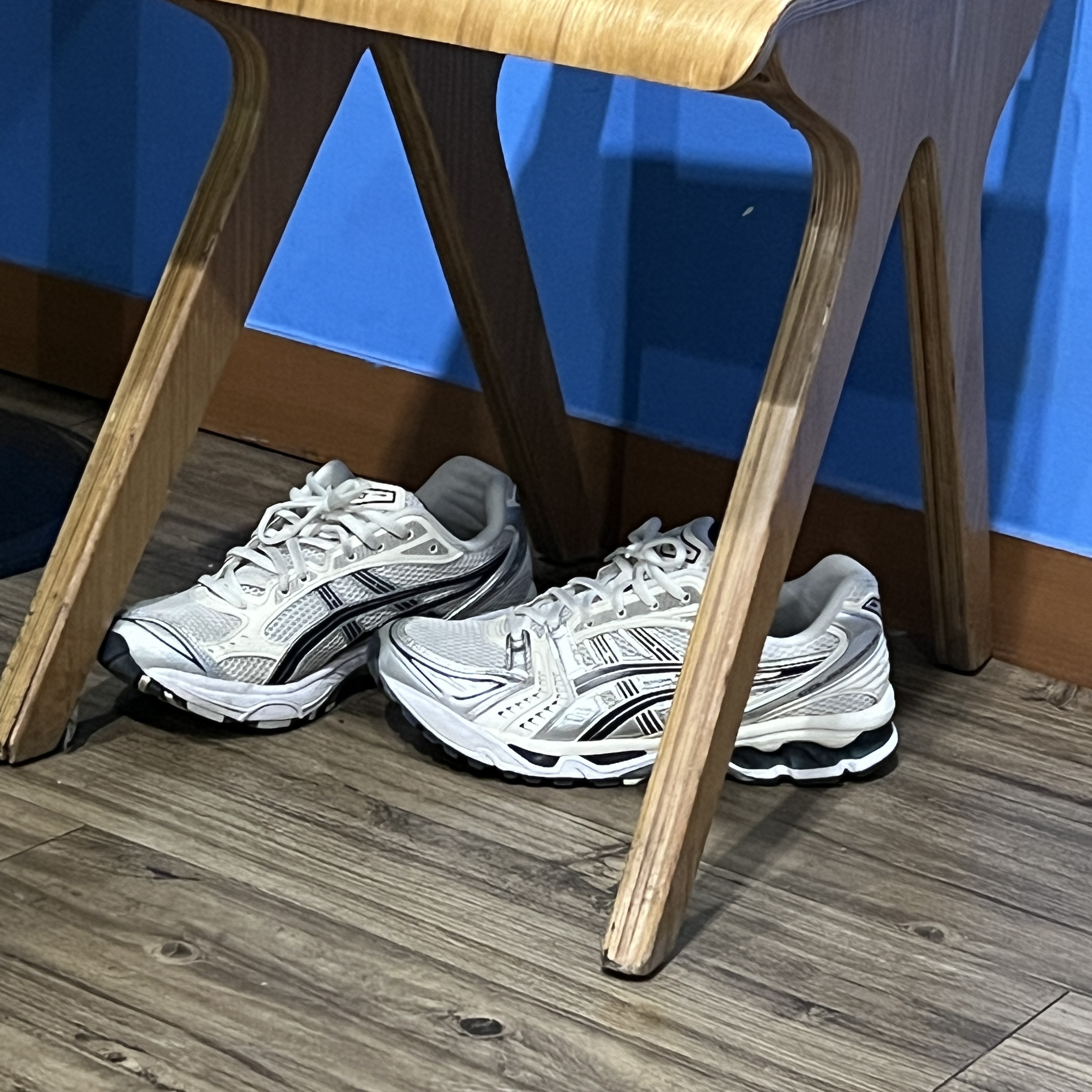 (W) Asics Gel-Kayano 14 White Midnight 착용 스타일
