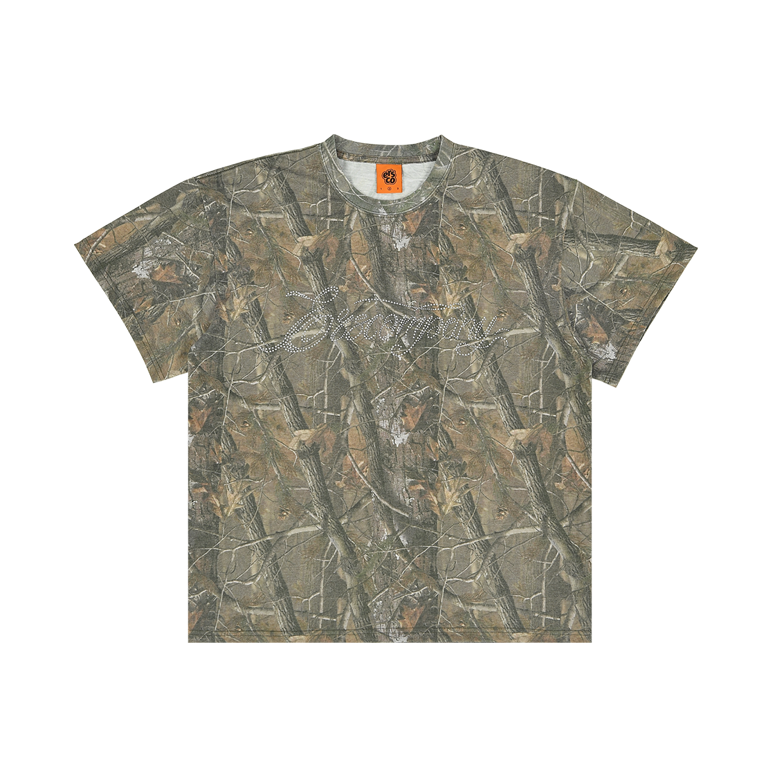 이알에스코 큐빅 로고 티셔츠 리얼트리(ersco Cubic Logo T-Shirt Realtree)