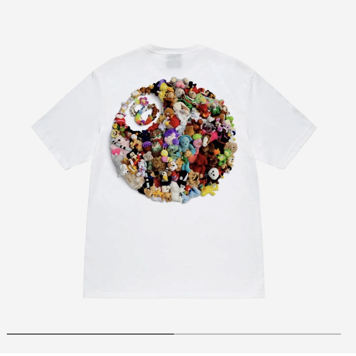 Stussy Plush T-Shirt White 착용 스타일