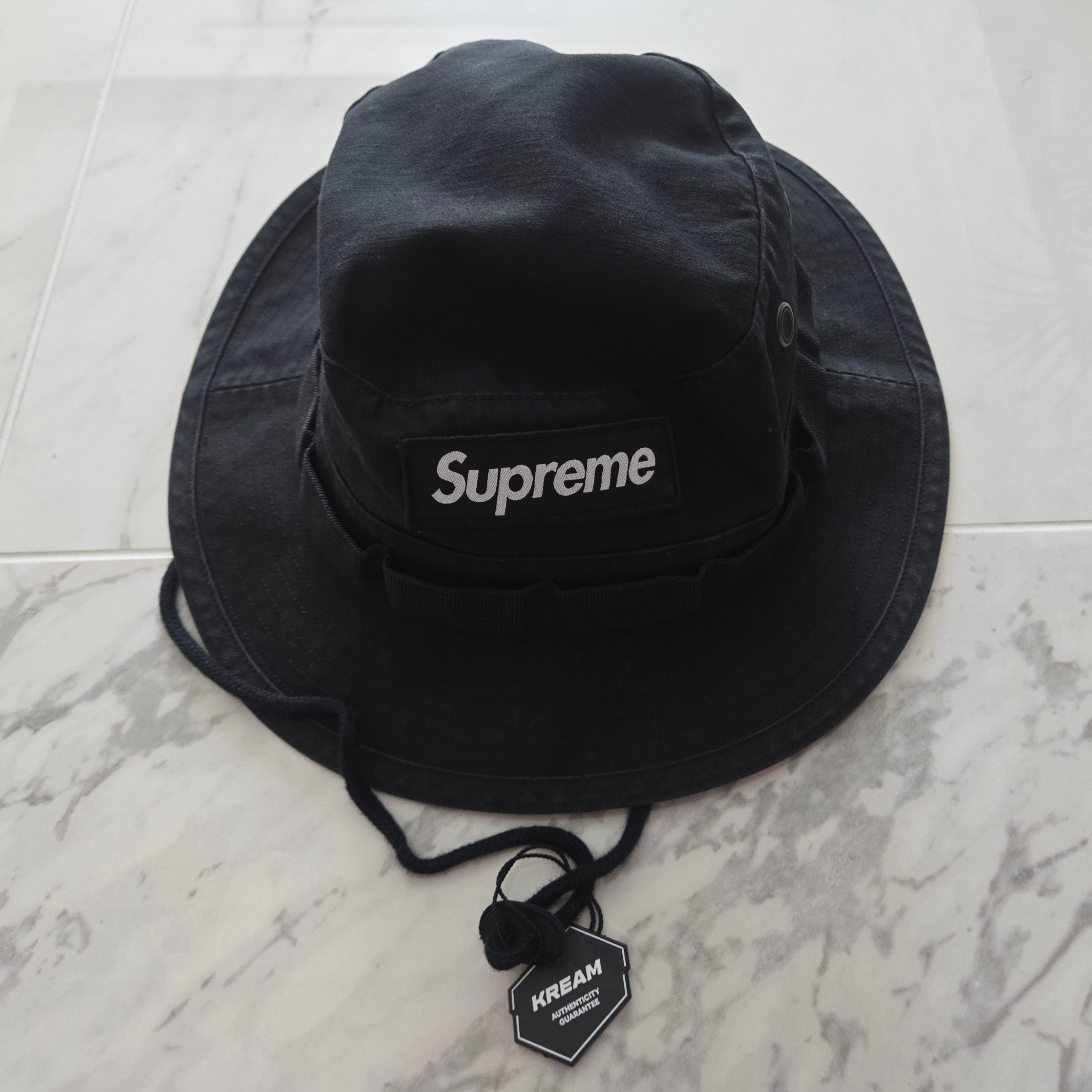 Supreme Military Boonie Black - 24FW 착용 스타일