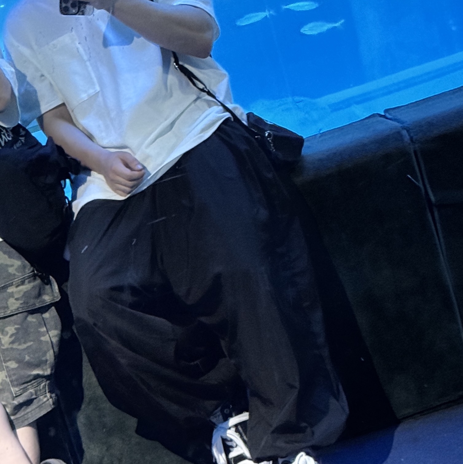 Human Made Big Polo Shirt White, (W) Y-3 3-Stripes Nylon Tracksuit Bottoms Black 착용 스타일