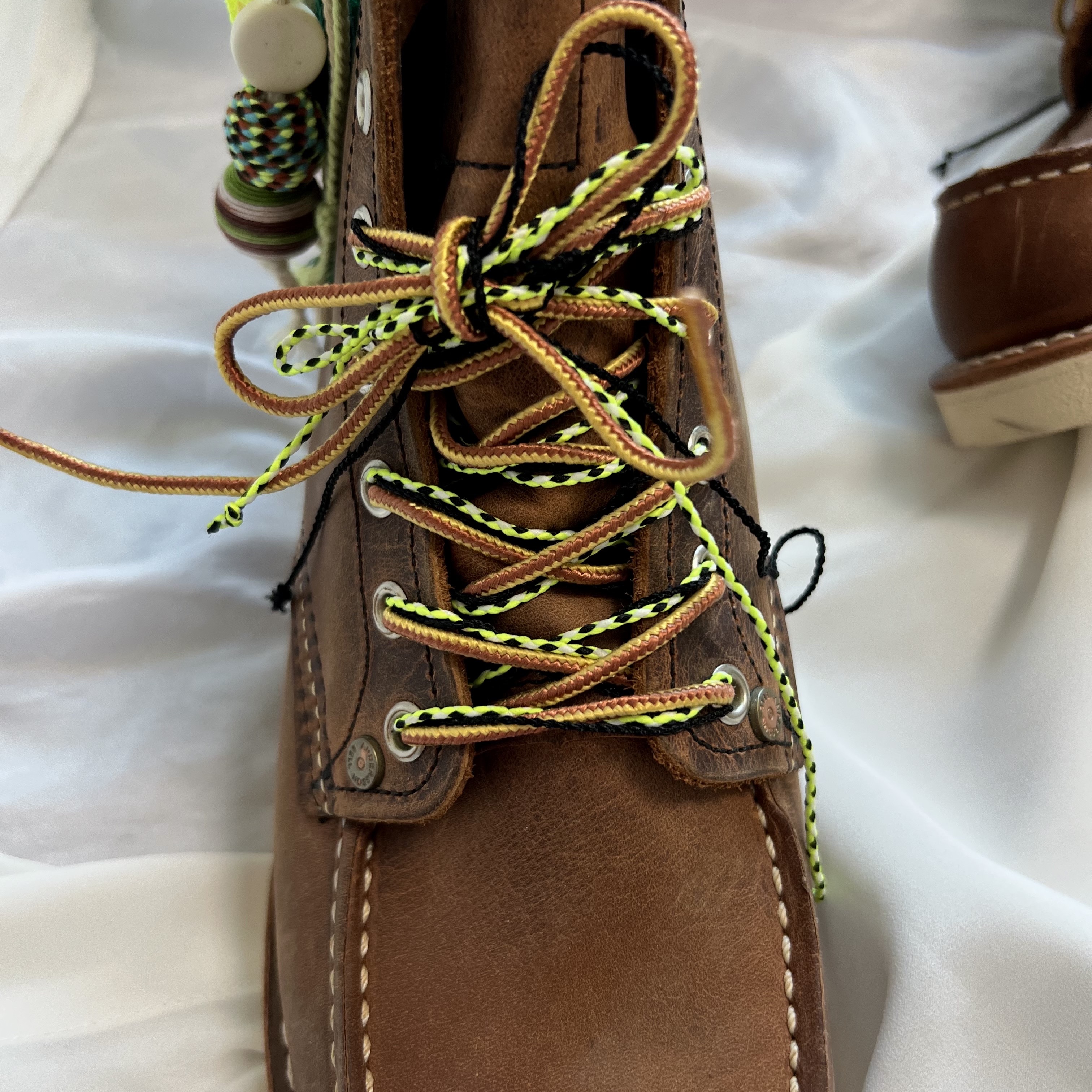 Red Wing 6 Inch Classic Moc Toe 8876 Copper Rough & Tough - EE 착용 스타일 - 5