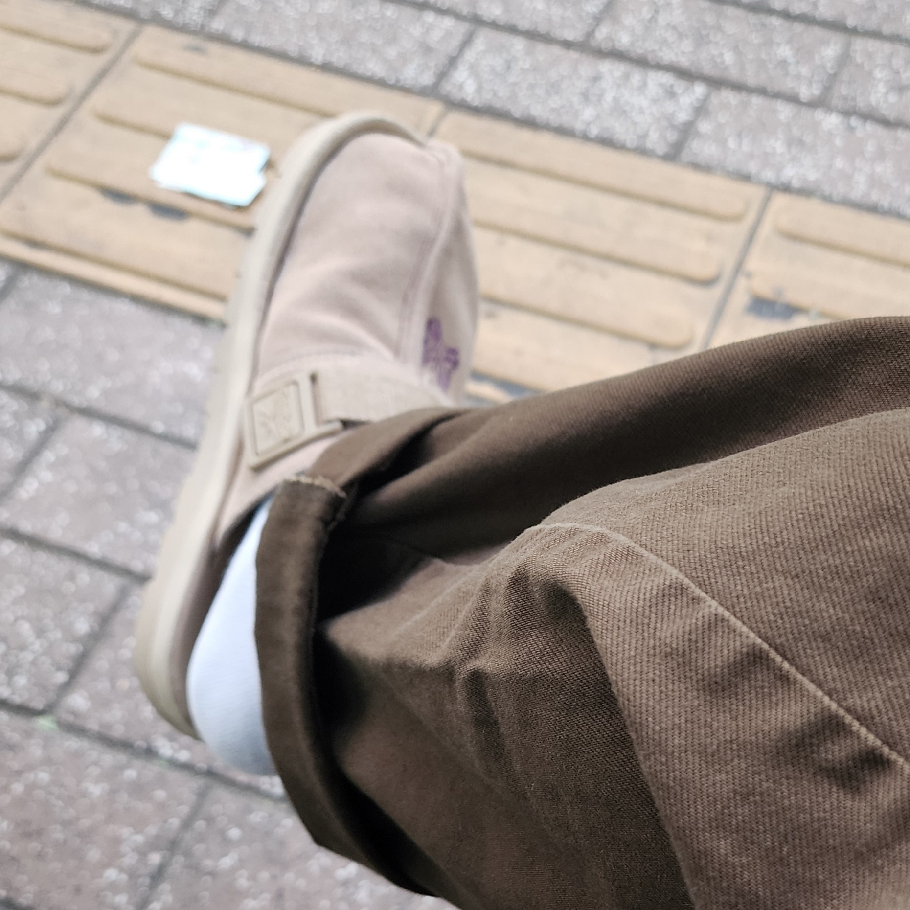 Reebok x Needles Beatnik Beige 착용 스타일