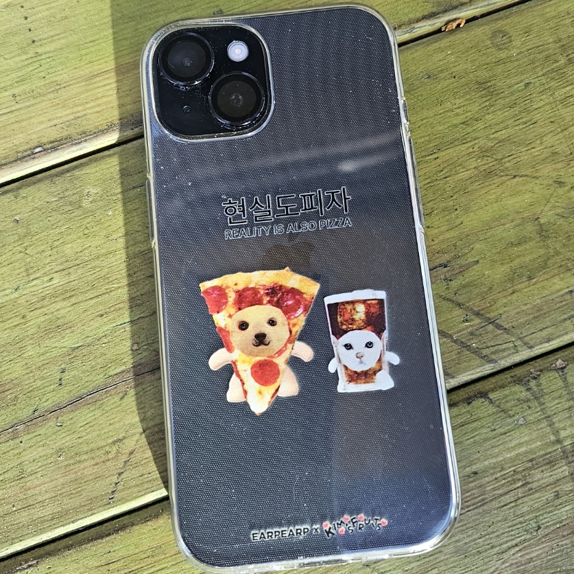 [EARPEARP X KIMS FRUITS] Reality Escapizza Jelly Case 착용 스타일