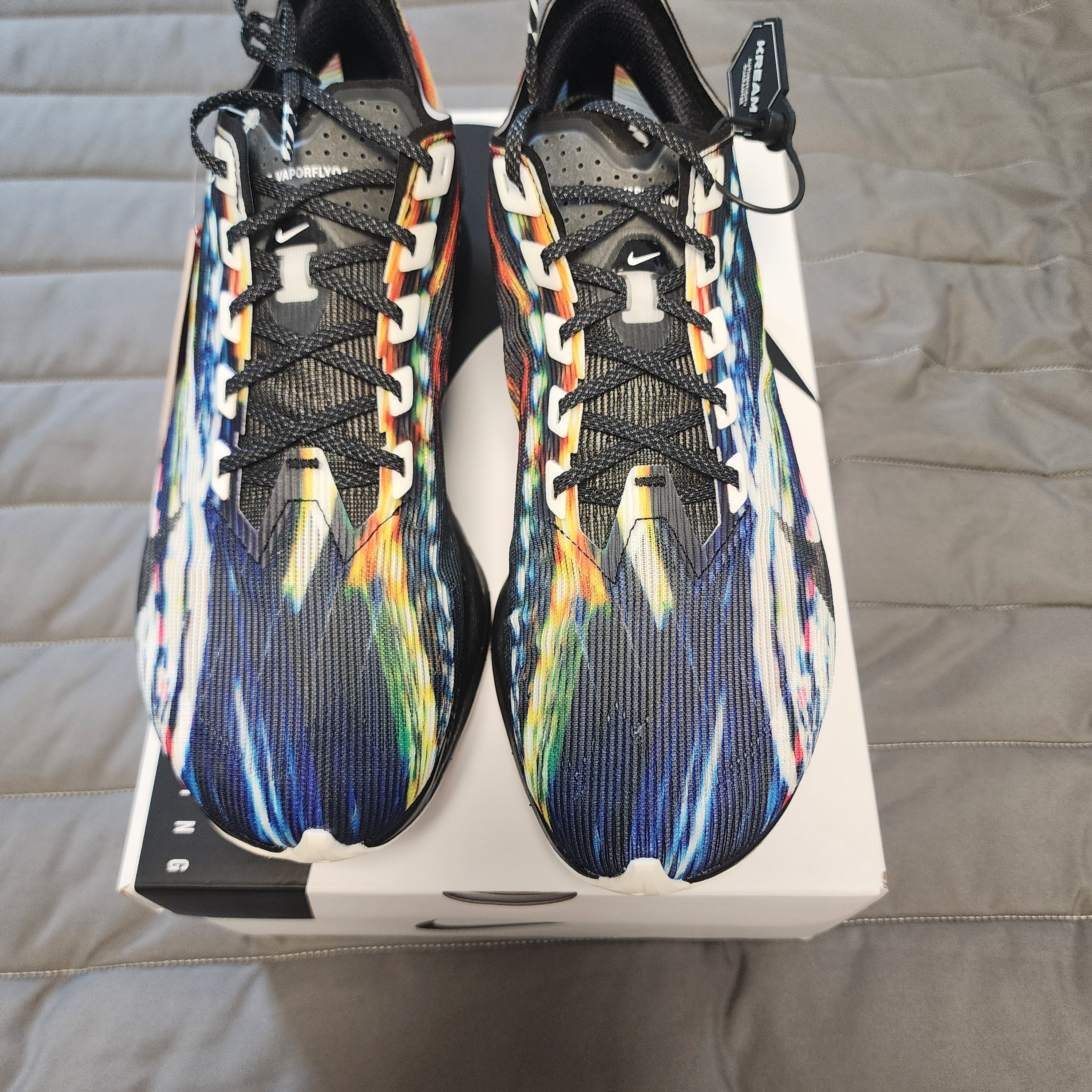 Nike ZoomX Vaporfly Next% 4 Premium Multi Color White 착용 스타일 - 2